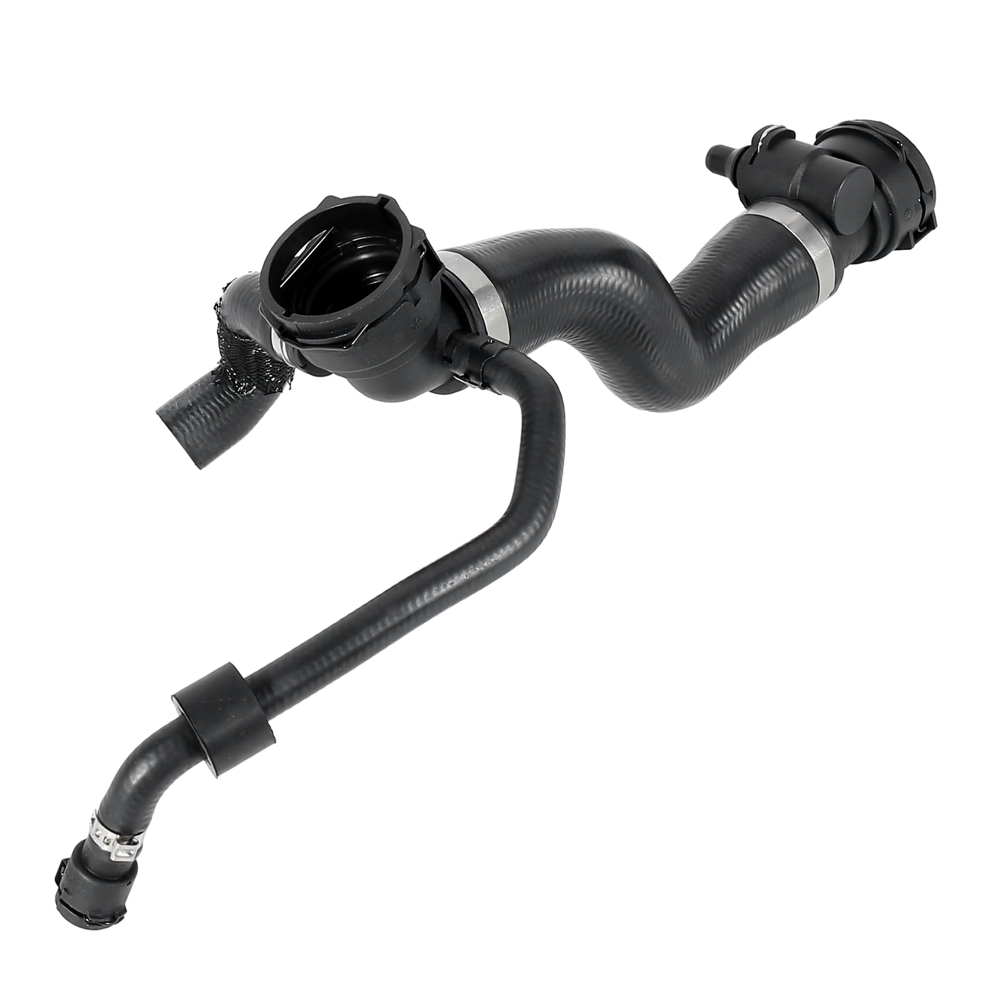 X AUTOHAUX High-Quality Car Radiator Coolant Hose Expansion Tank Replacement 17127580955 Compatible with BMW 740i 2010-2012 - Perfect for Cooling System Maintenance & Engine Protection