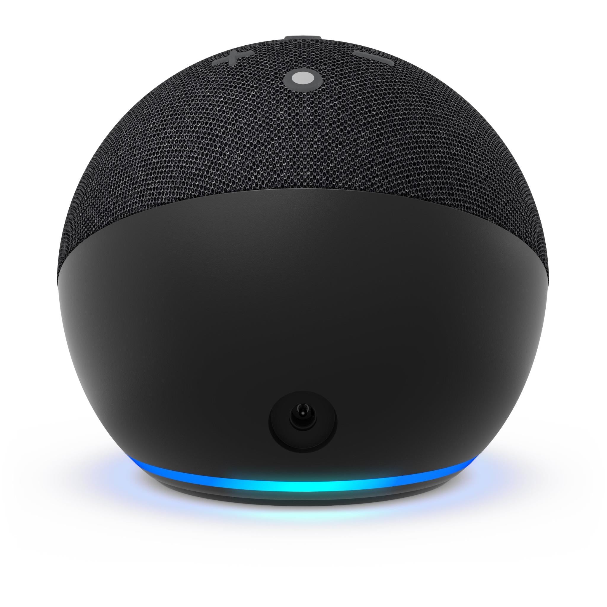 Amazon Echo Dot (5th Gen) Smart Speaker with Alexa - Charcoal | Voice Control, Smart Home Hub, Music Streaming for Bedroom, Kitchen & Office