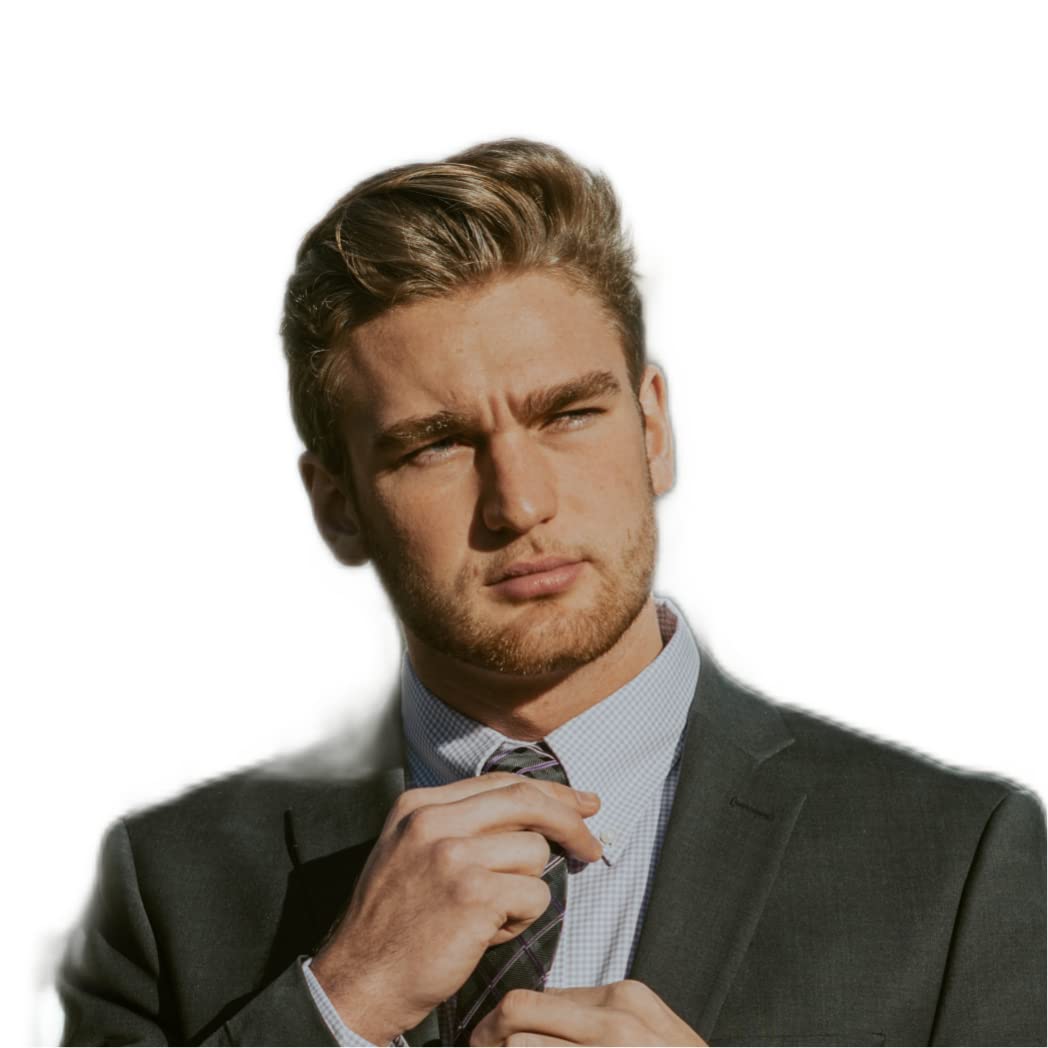 Yanahair Men's Toupee - 100% European Real Human Hair Wavy Lace Hair System with Fine French Lace Front & PU Top (8x10 Inch, #4 Light Brown) | Natural Looking Hair Replacement for Thinning Hair & Baldness | Perfect for Daily Wear, Special Occasions & Confidence Boost
