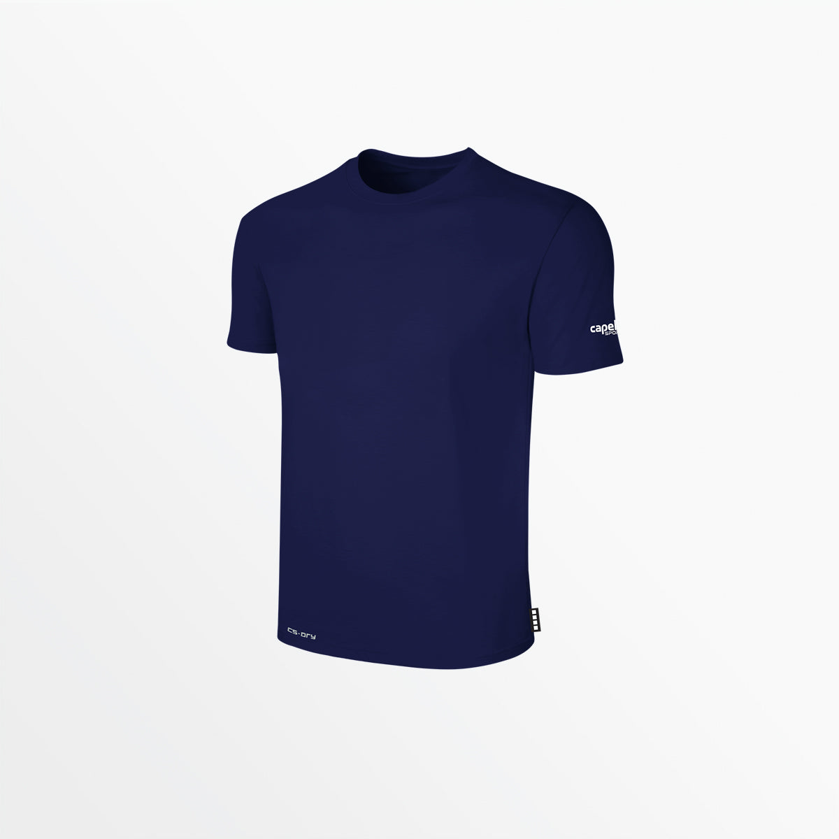 Men's Quick-Dry CS T-Shirt with Sleeve Logo - Moisture-Wicking Activewear for Gym, Running & Outdoor Sports