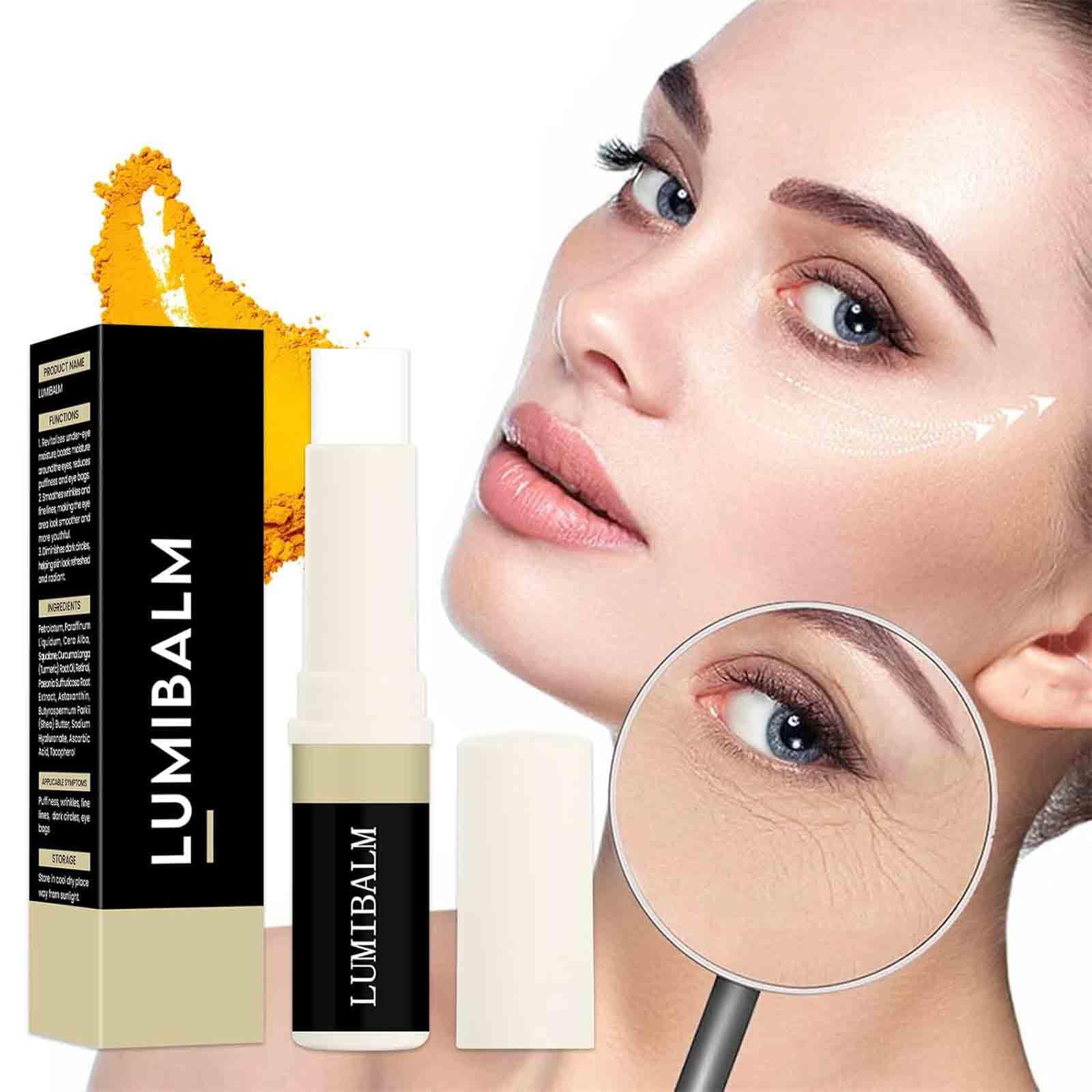 Luminara Lumibalm Eye Stick - Dark Circle & Puffiness Treatment, Anti-Aging Under Eye Cream for Wrinkles & Fine Lines - Perfect for Morning Skincare Routine & Travel