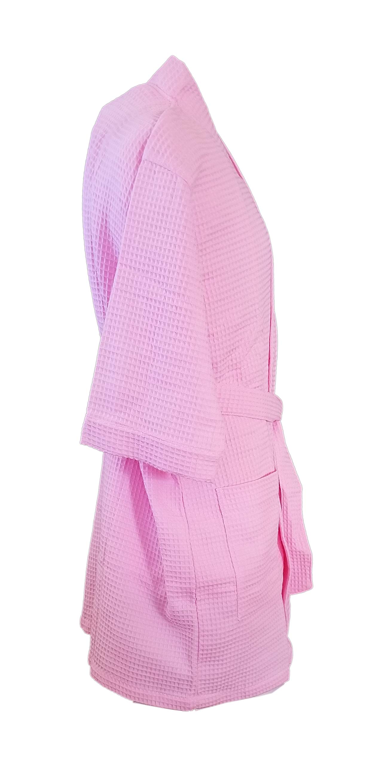 Personalized Monogrammed Cotton Waffle Bathrobe - Custom Initials & Short Names - Soft Spa Robe for Women & Men - Perfect for Bridal Showers, Hotels, and Luxury Gifts