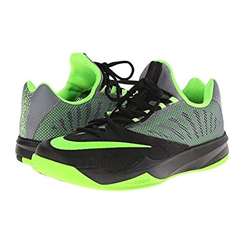 Nike Men's Zoom Run The One Basketball Shoes - Black/Green Size 7 | Lightweight Performance Sneakers for Basketball, Training & Casual Wear