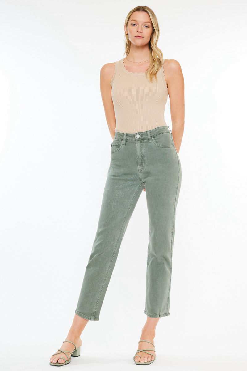 Zandria Women's Ultra High Rise 90s Straight Leg Jeans - Vintage Denim Pants for Casual Wear & Everyday Outfits