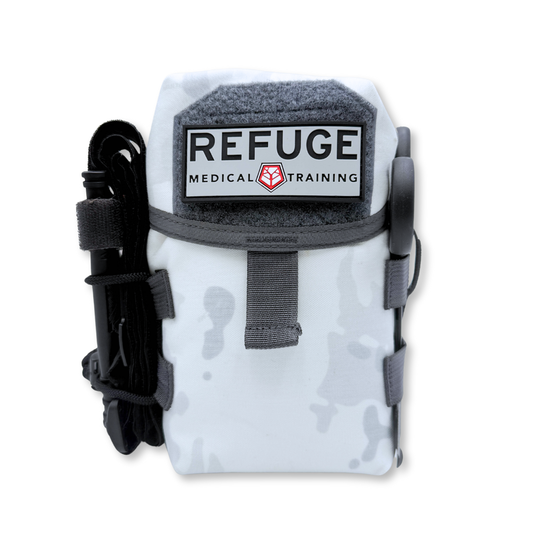 BearMin 2.0 Individual First Aid Kit (IFAK) - Compact Emergency Medical Supplies for Hiking, Camping & Survival - Trauma Pouch with Bandages, Tourniquet & Medical Essentials