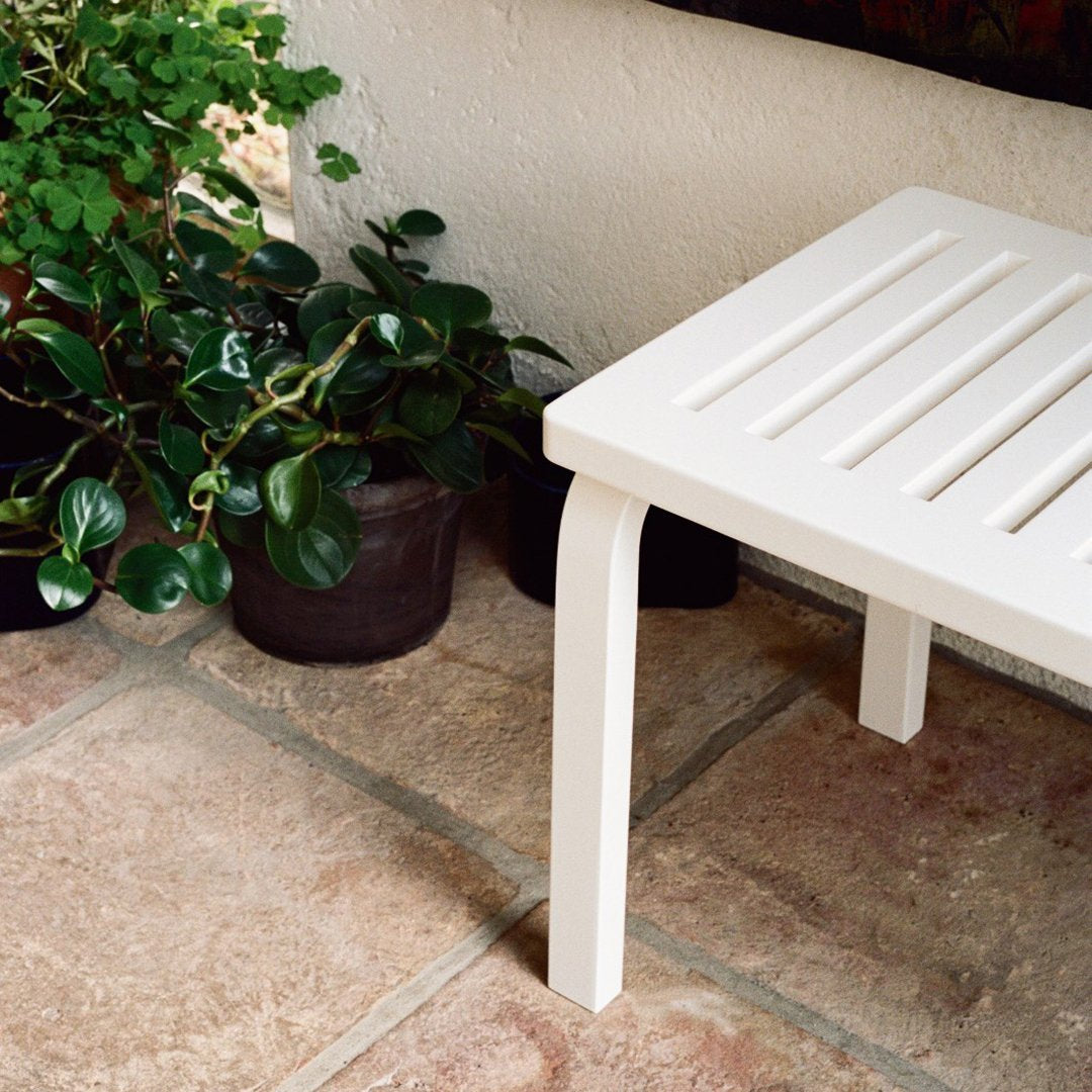 Artek 153A Wooden Bench - Scandinavian Modern Design for Living Room, Bedroom & Outdoor Use