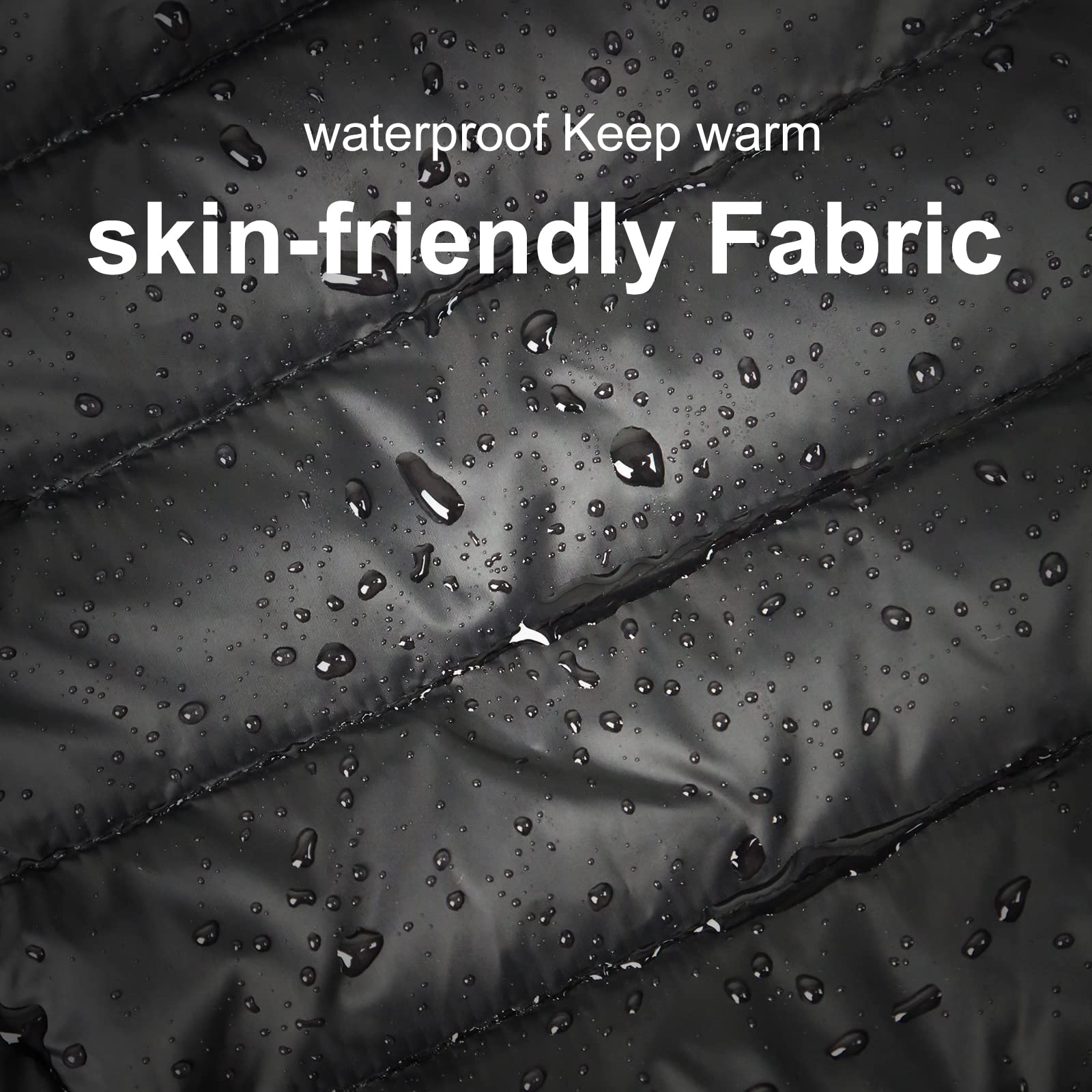 Men's Ultra Warm Winter Down Pants - Waterproof Insulated Snow Pants for Skiing, Hiking & Outdoor Activities
