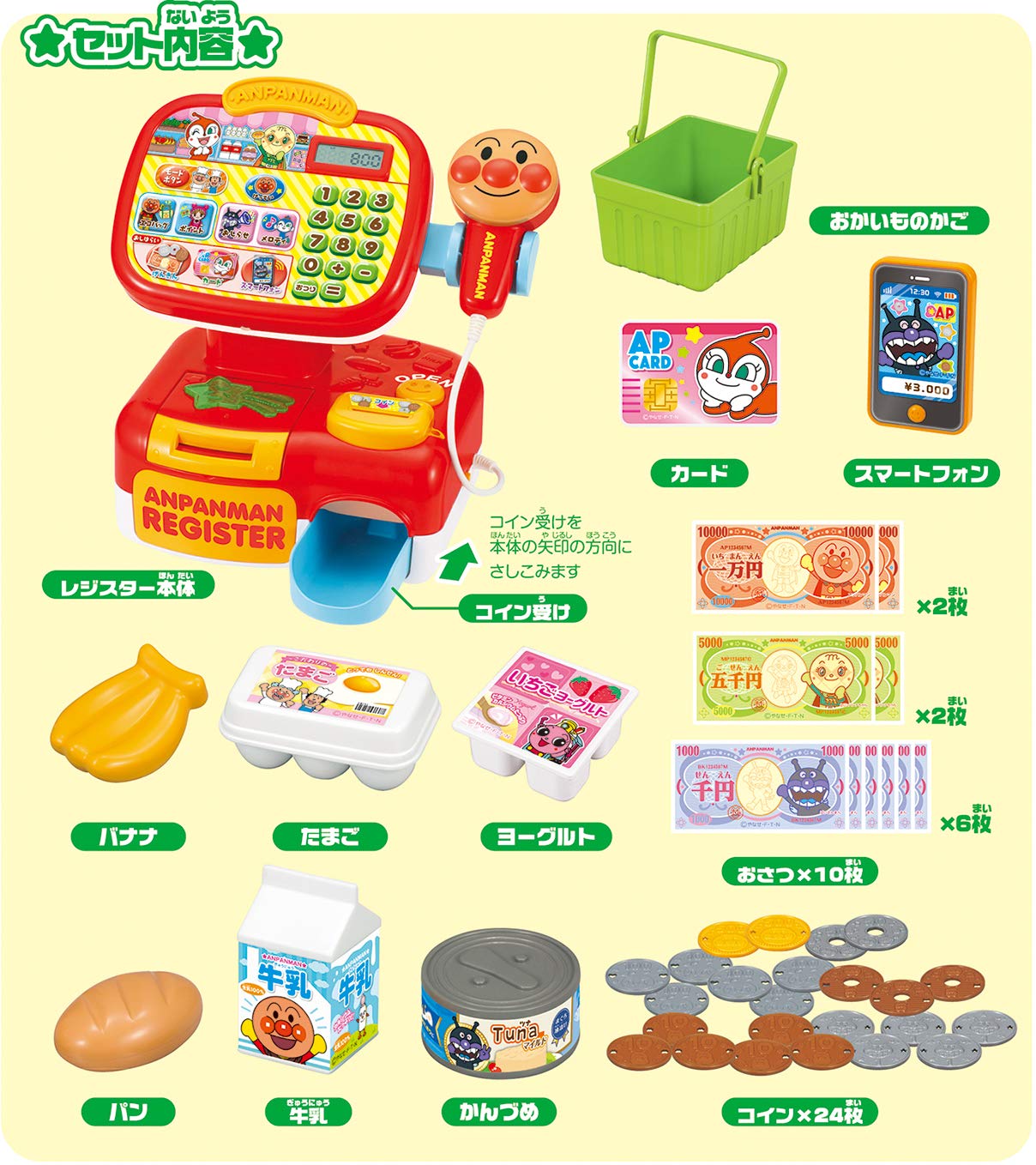 Anpanman Snacks - Self Pippi Anpanman Register | Japanese Anime Character Themed Treats for Kids & Collectors | Perfect for Birthday Parties, Snack Time & Anime Lovers