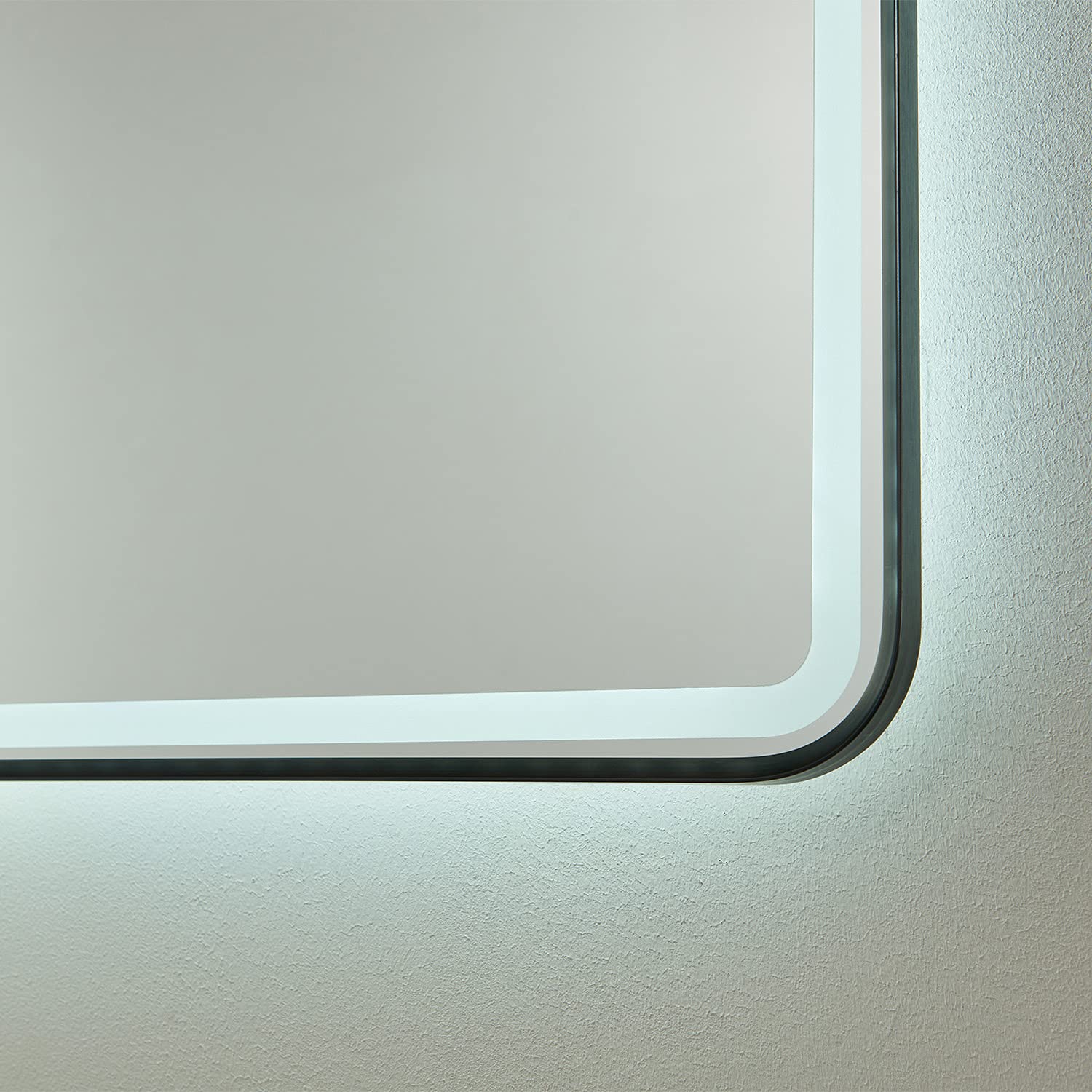Vinnova Piceno 24 Inch Rectangle LED Lighted Bathroom Mirror - Modern Vanity Wall Mirror with Adjustable Brightness for Makeup, Shaving & Home Decor