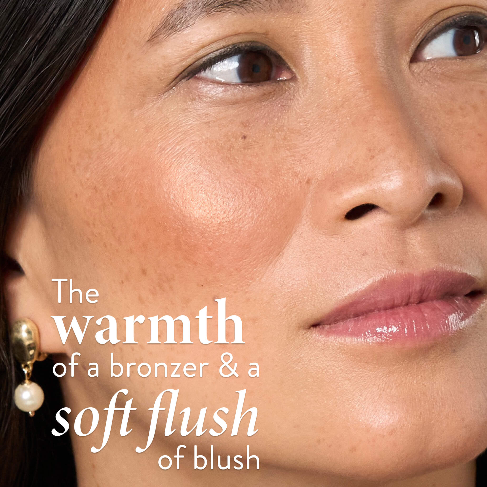 Baked Blush and Bronze 2-in-1 Marbleized Makeup Palette - Perfect for Contouring & Highlighting for Day to Night Looks