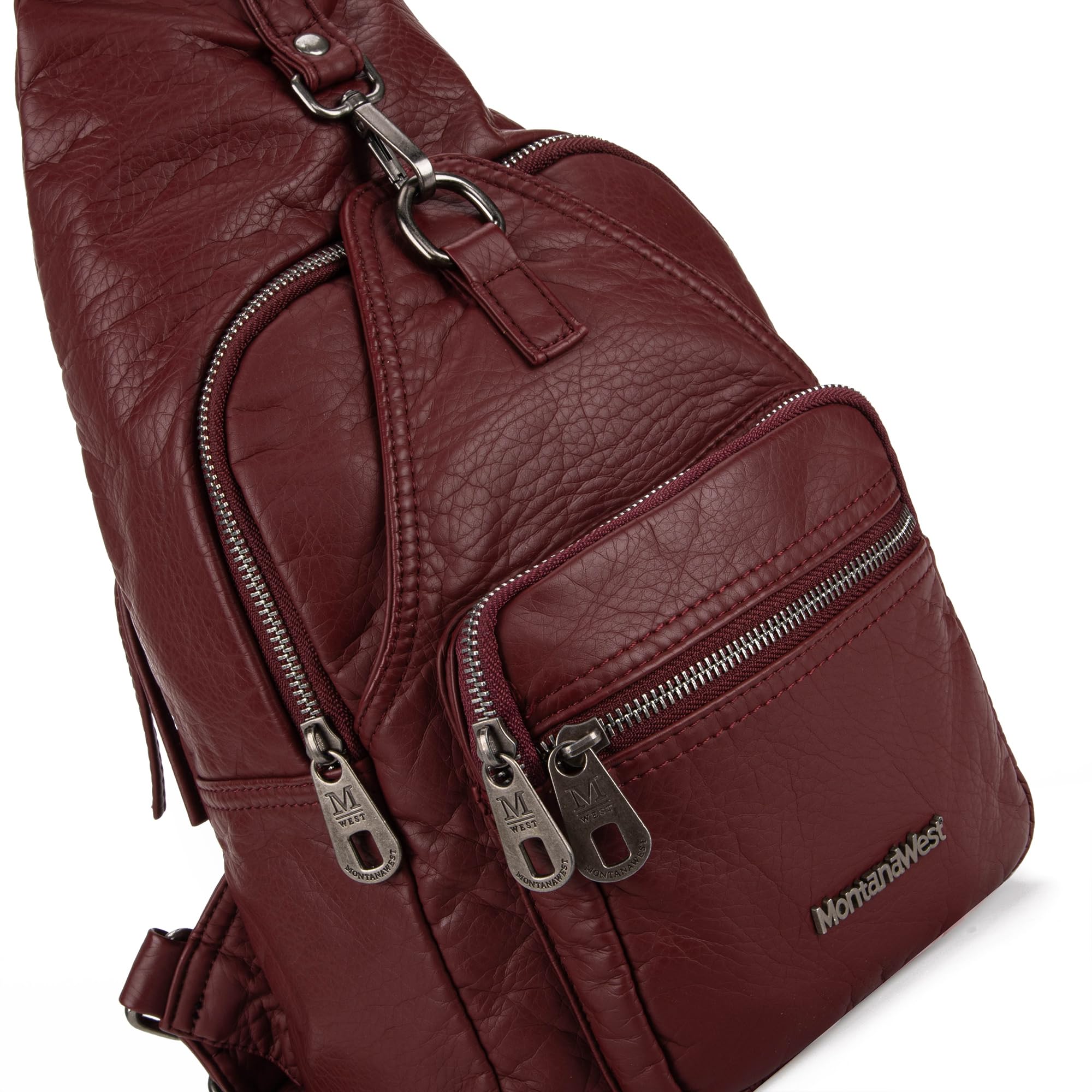 Montana West Women's Convertible Backpack - Vegan Leather Sling Bag with Adjustable Strap, Vintage Shoulder Purse for Daily Use, Travel & Work