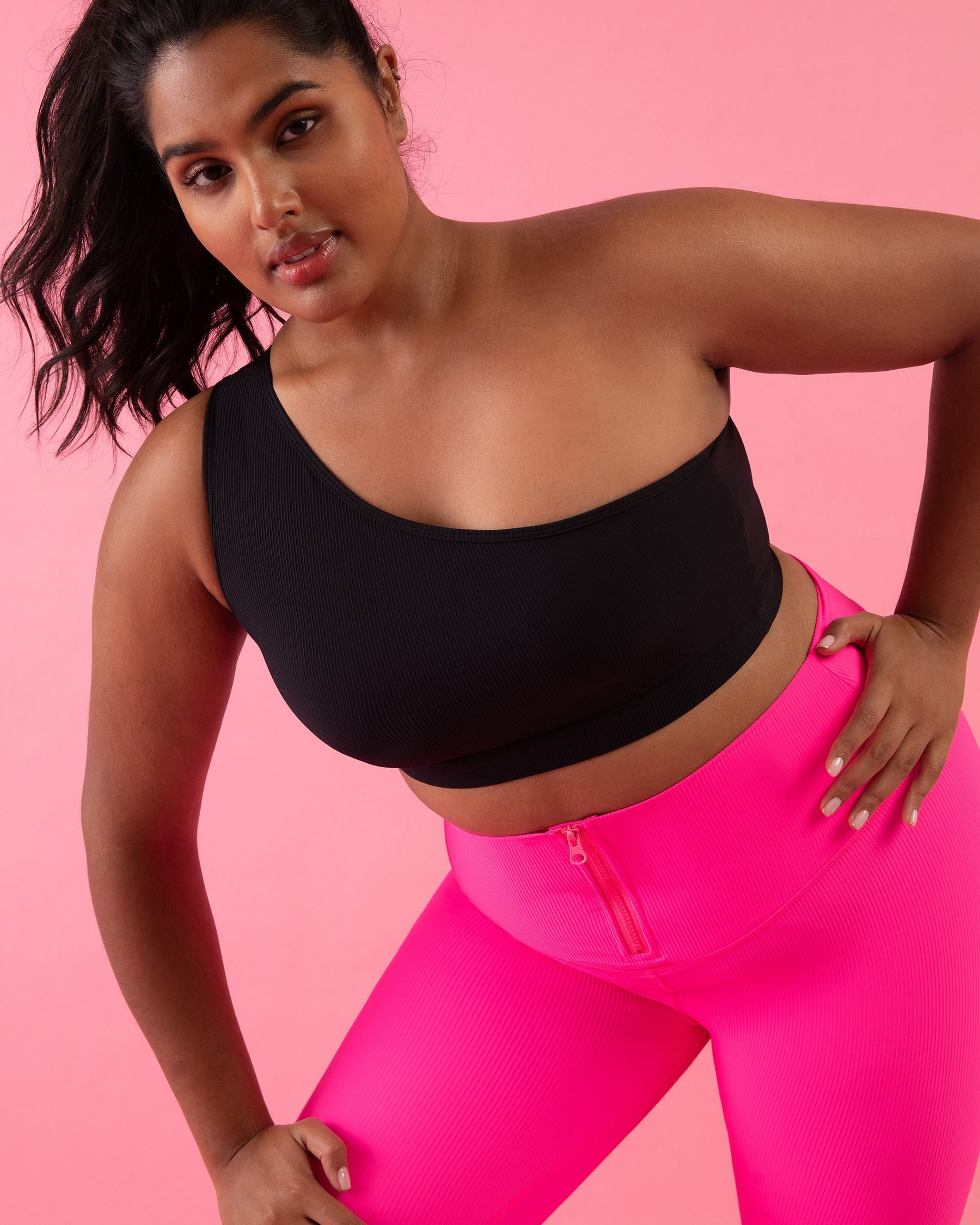 Bloch Play Cut Out Crop Top - Women's Fashion Dance & Yoga Tops for Workout & Performance