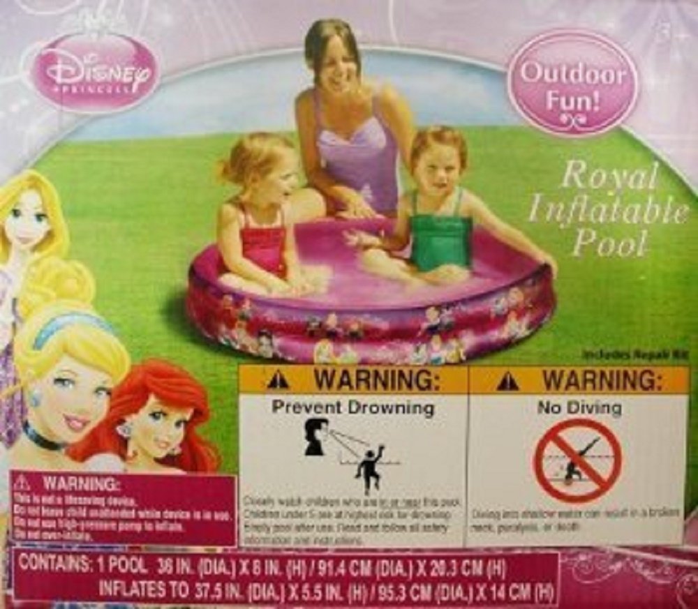 **Inflatable Princess Ring Pool for Kids - 36