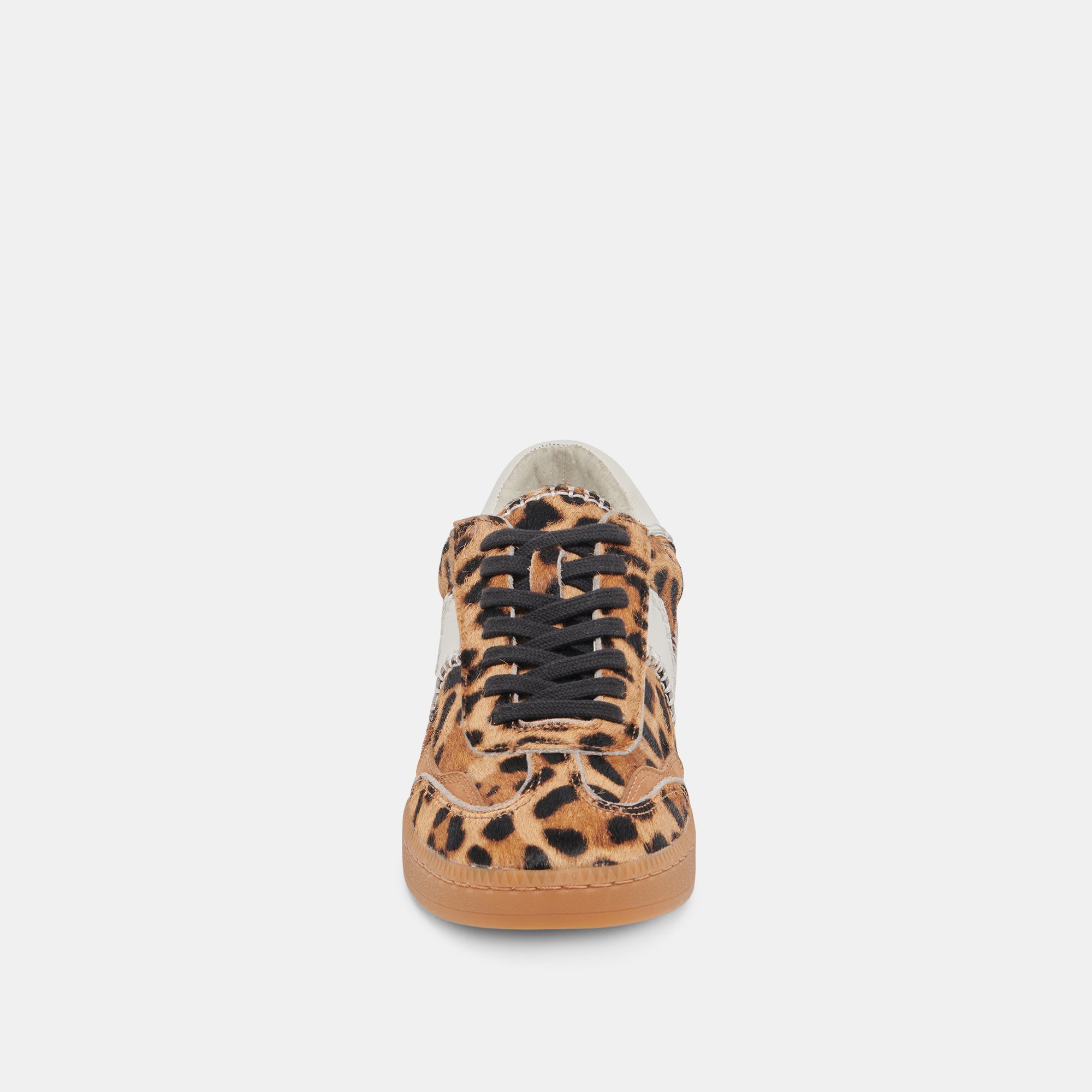 Notice Stitch Sneakers - DK Leopard Calf Hair Women's Fashion Shoes for Casual Wear & Street Style