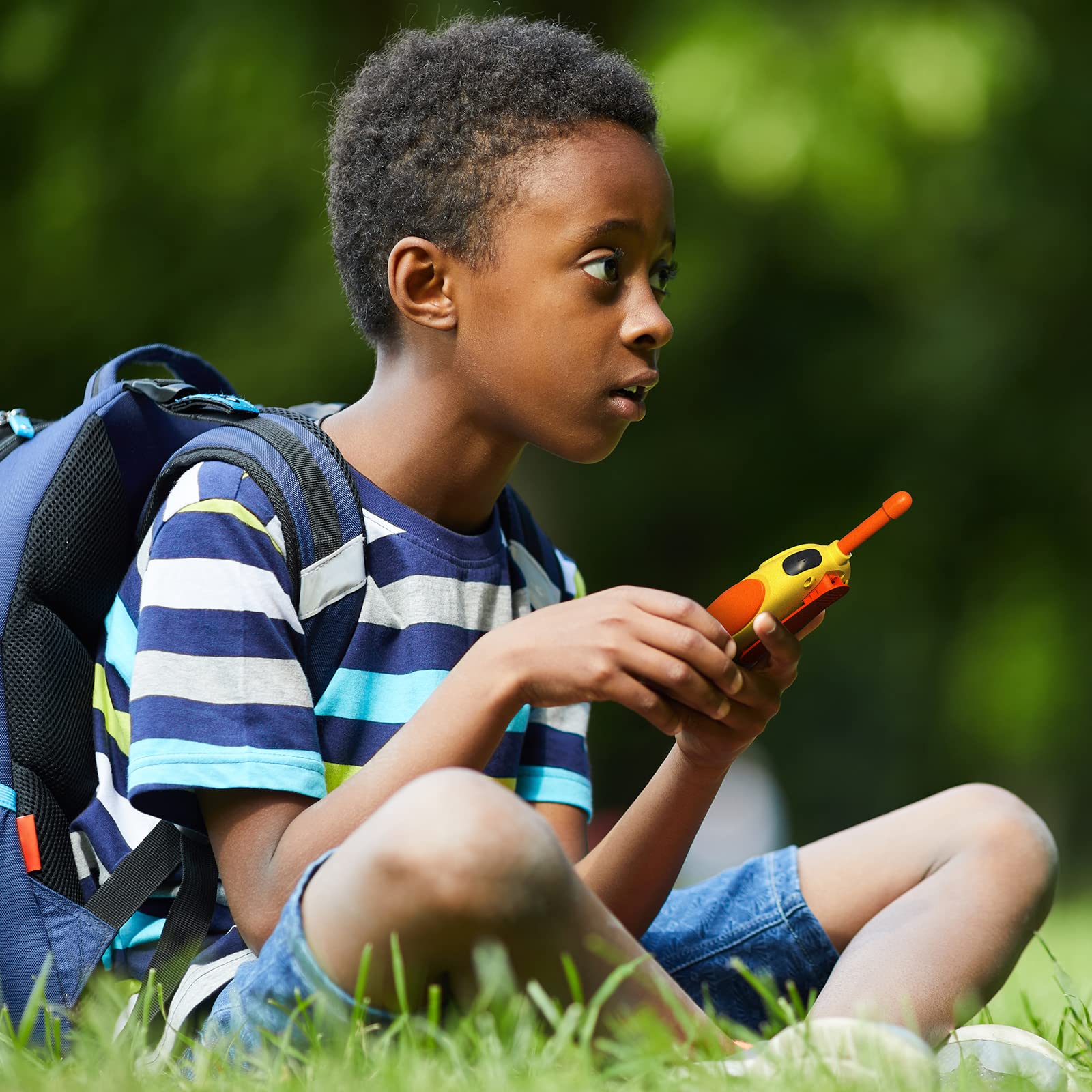 Rechargeable Kids Walkie Talkies 3 Pack - 22 Channel Long Range 2 Way Radios for Boys & Girls Ages 3-12 | Perfect for Outdoor Adventures, Camping, Hiking & Birthday Gifts