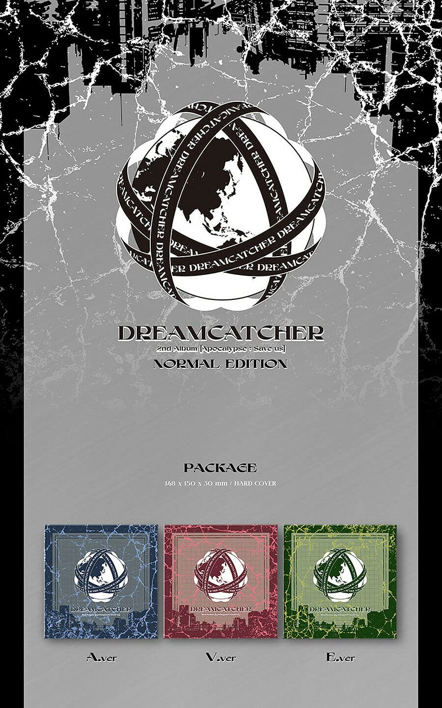 DREAM CATCHER APOCALYPSE: SAVE US 2nd Album (A/V/E Random Version) - K-Pop CD with Photo Book, Solo Collection Photo Cards, Store Gift Card | Perfect for K-Pop Collectors and Music Enthusiasts