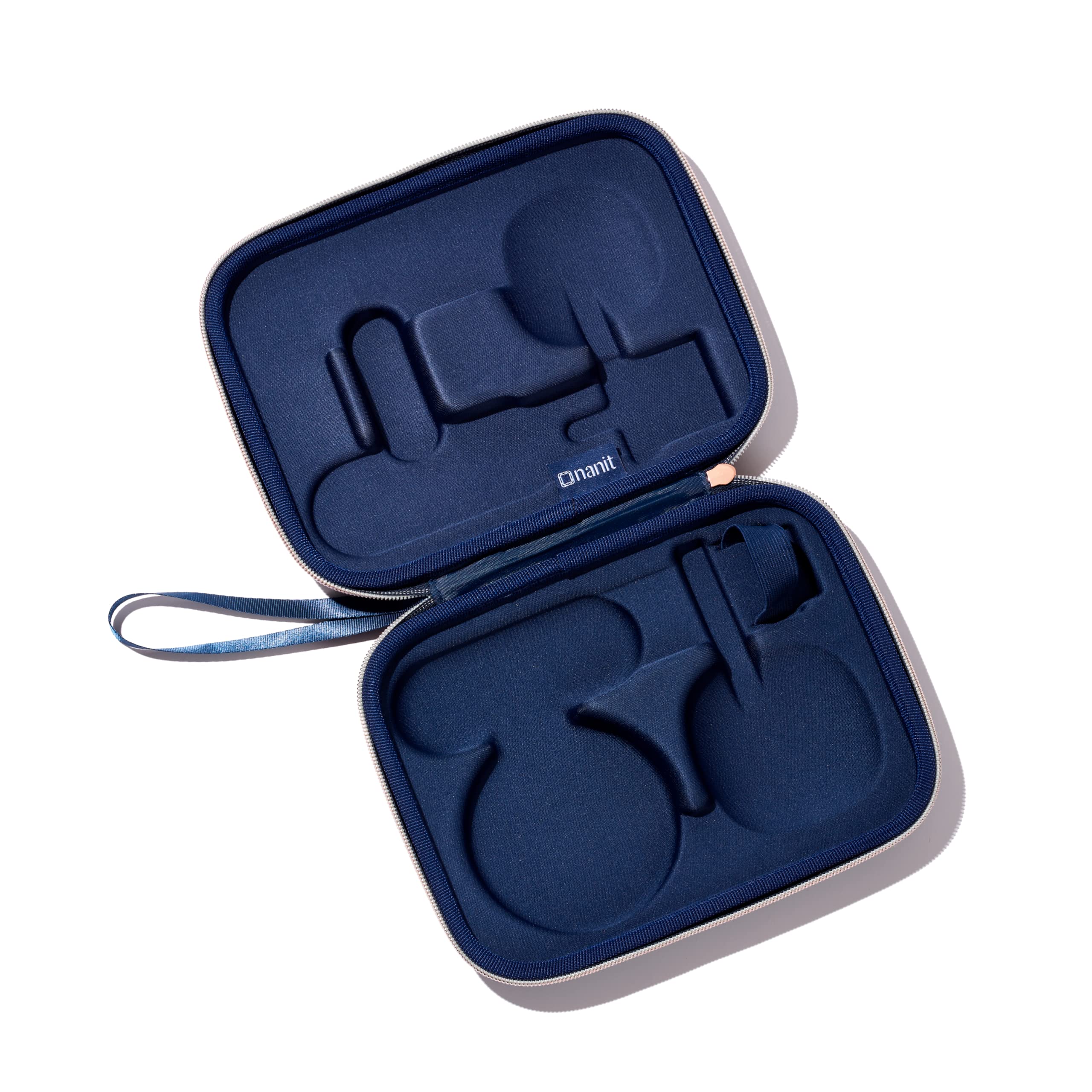 Nanit Pro Baby Monitor Travel Case - Durable Hard Shell Protective Carrying Case with Multi-Stand Accessory (Blue) | Perfect for Airplane, Car & Hotel Travel with Your Baby Monitor