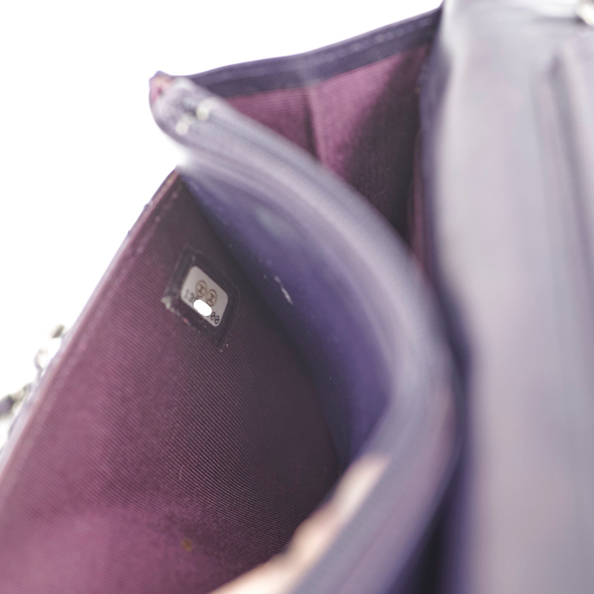 Chanel Reissue Patent Leather Wallet On Chain WOC in Purple - Luxury Crossbody Bag for Women, Perfect for Evening Events & Date Nights