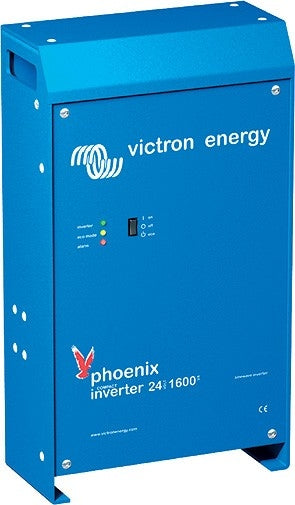 Victron Energy Phoenix Inverter Compact 24V 1600W 230V VE.Bus Pure Sine Wave Power Inverter - Reliable Backup Power for RVs, Boats, and Off-Grid Solar Systems