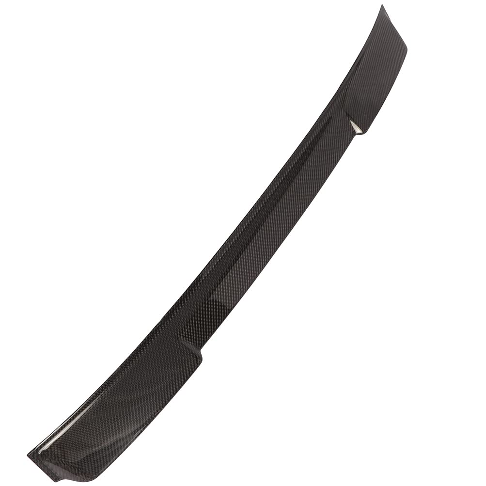 Carbon Fiber Rear Roof Spoiler for 2017-2021 Infiniti Q60 Coupe - Glossy Black Rear Window Spoiler Wing - Enhances Aerodynamics & Sporty Style - Perfect for Car Enthusiasts & Performance Upgrades