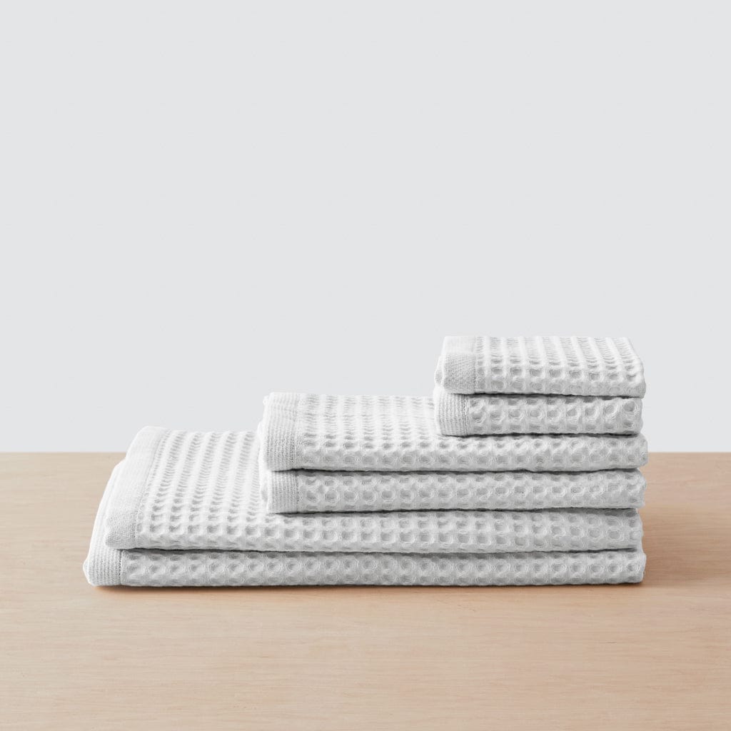 Mara Organic Waffle Bath Towel Set - 100% Cotton, Ultra Soft & Absorbent - Perfect for Spa, Bathroom & Luxury Home Use
