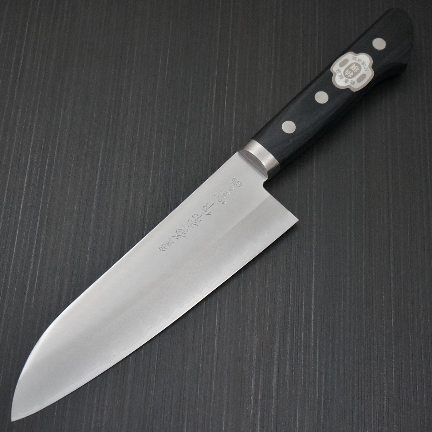 Kanetsune Seki DP VG10 Stainless Steel Santoku Knife 6.5 Inch (165mm) - Japanese Kitchen Knife for Slicing, Dicing & Mincing | Perfect for Home Chefs & Professional Cooking