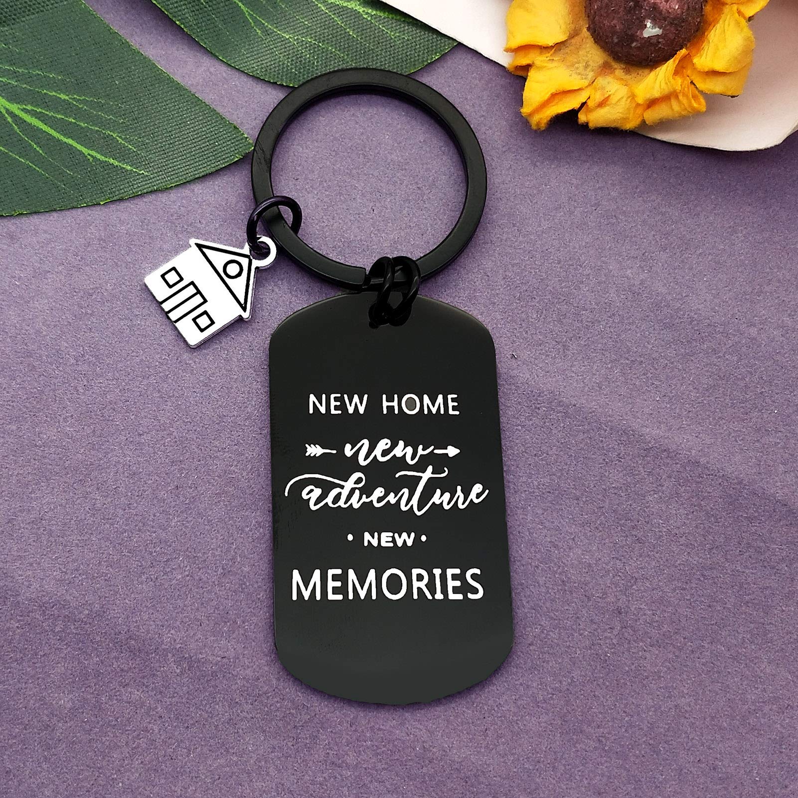 Vadaka First Home Keychains - Funny Housewarming Gift for New Home Owners, Realtor Closing Gifts & Moving in Keyrings (2024 Collection) - Perfect for Housewarming Parties, Realtor Appreciation & New Home Celebrations