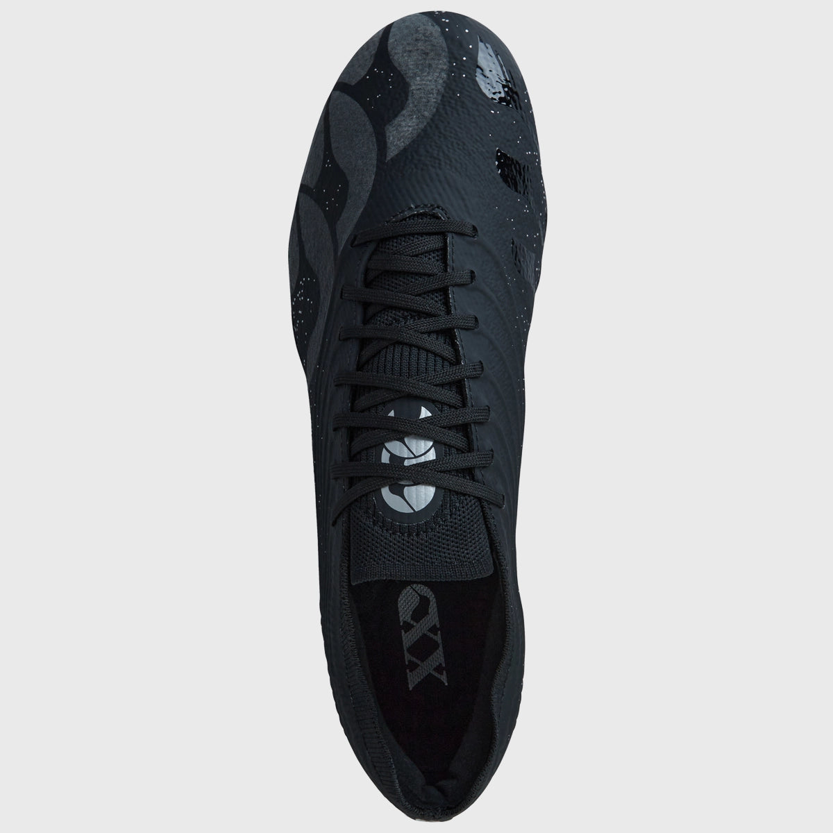 Canterbury Stampede Groundbreak Elite SG Rugby Boots for Men - Black/Silver - Professional Rugby Cleats for Wet & Soft Ground - Perfect for Rugby Matches & Training