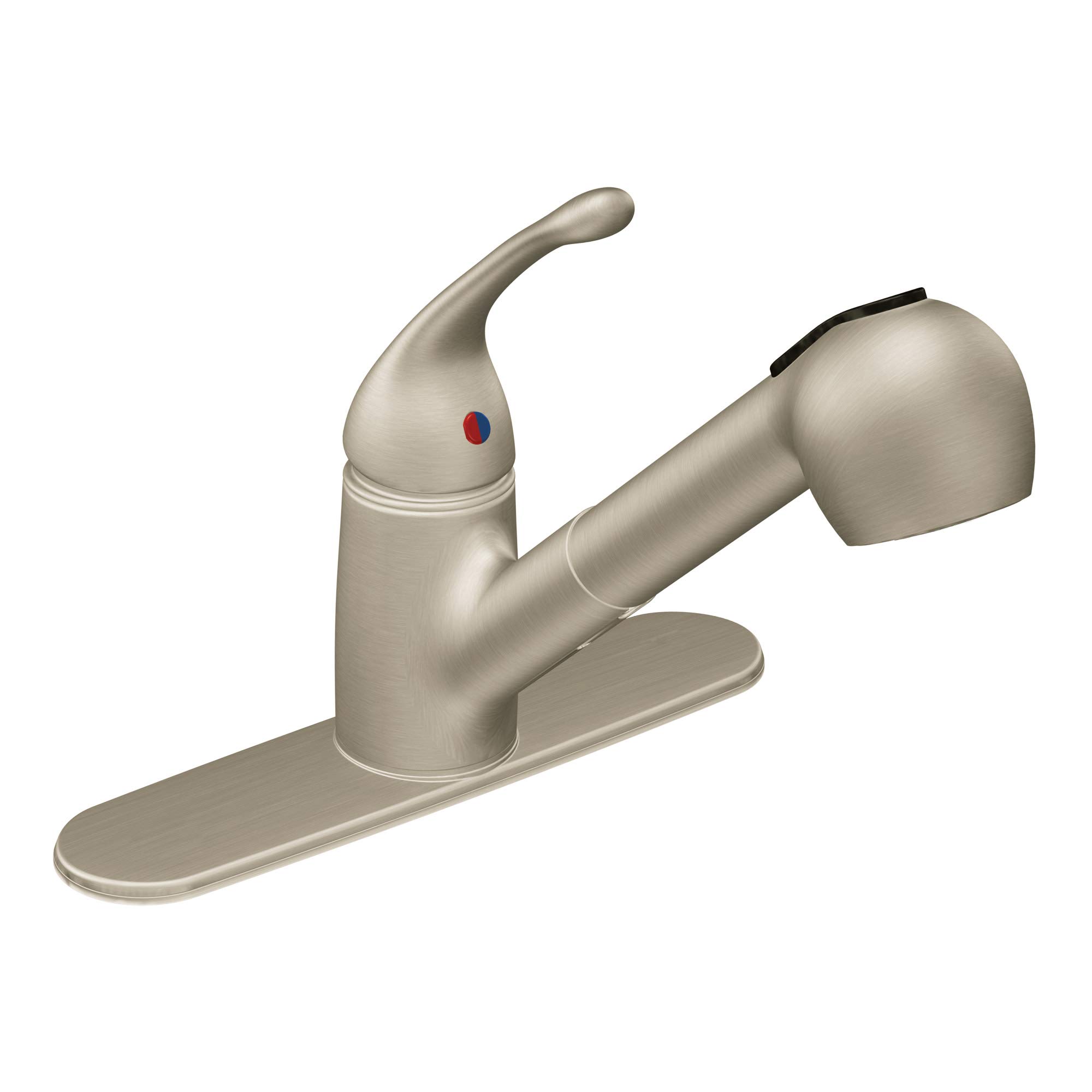 Moen CFG CA40519SL Stainless Steel Pull-Out Kitchen Faucet - High Arc Sprayer for Washing Dishes, Pots & Vegetables | Modern Design for Home & Restaurant Use