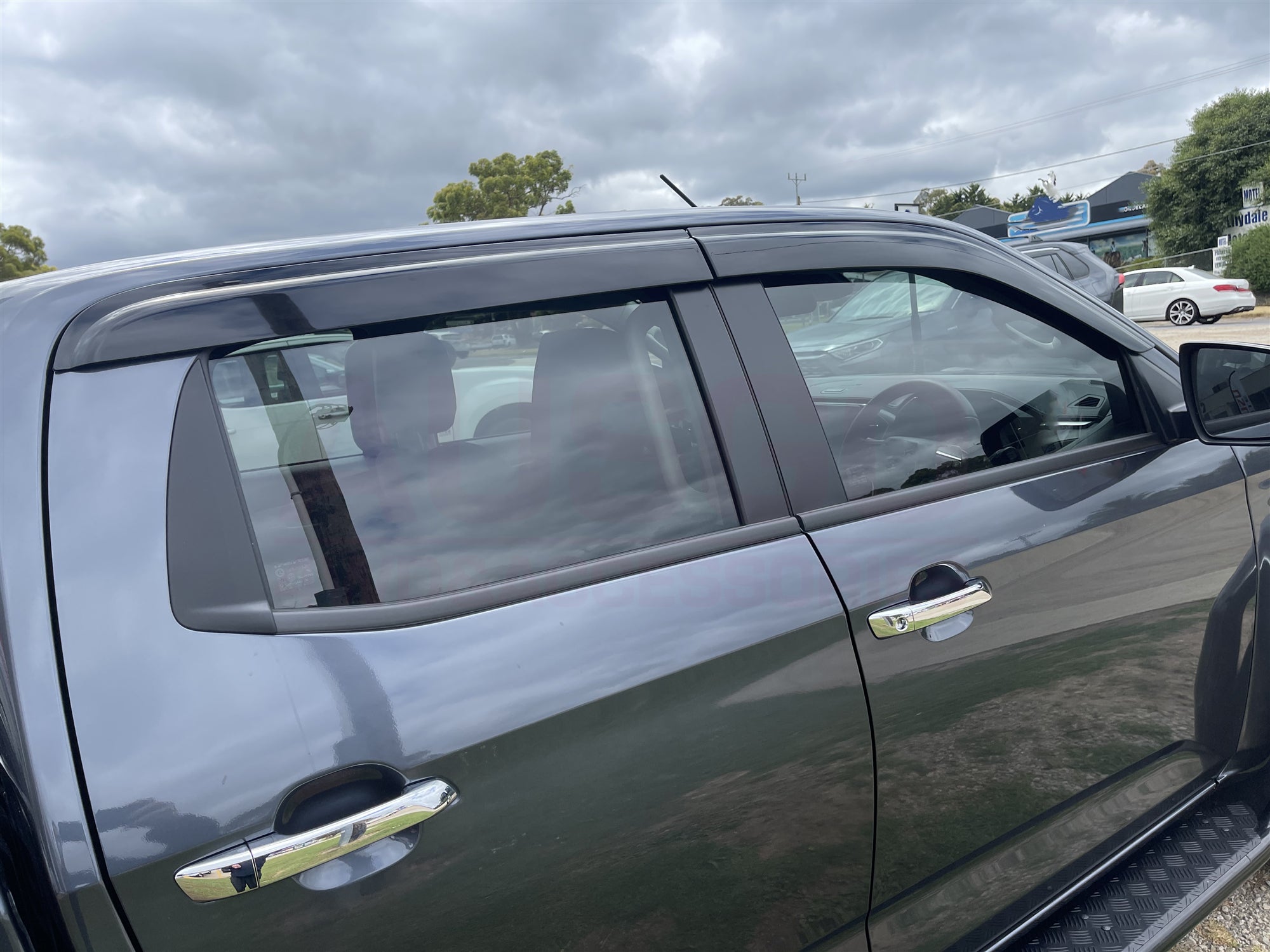 Durable Injection Molded Weather Shields for Mazda BT-50 BT50 TF Series Dual Cab (2020-Present) - Perfect for Rain & Wind Protection on Outdoor Adventures