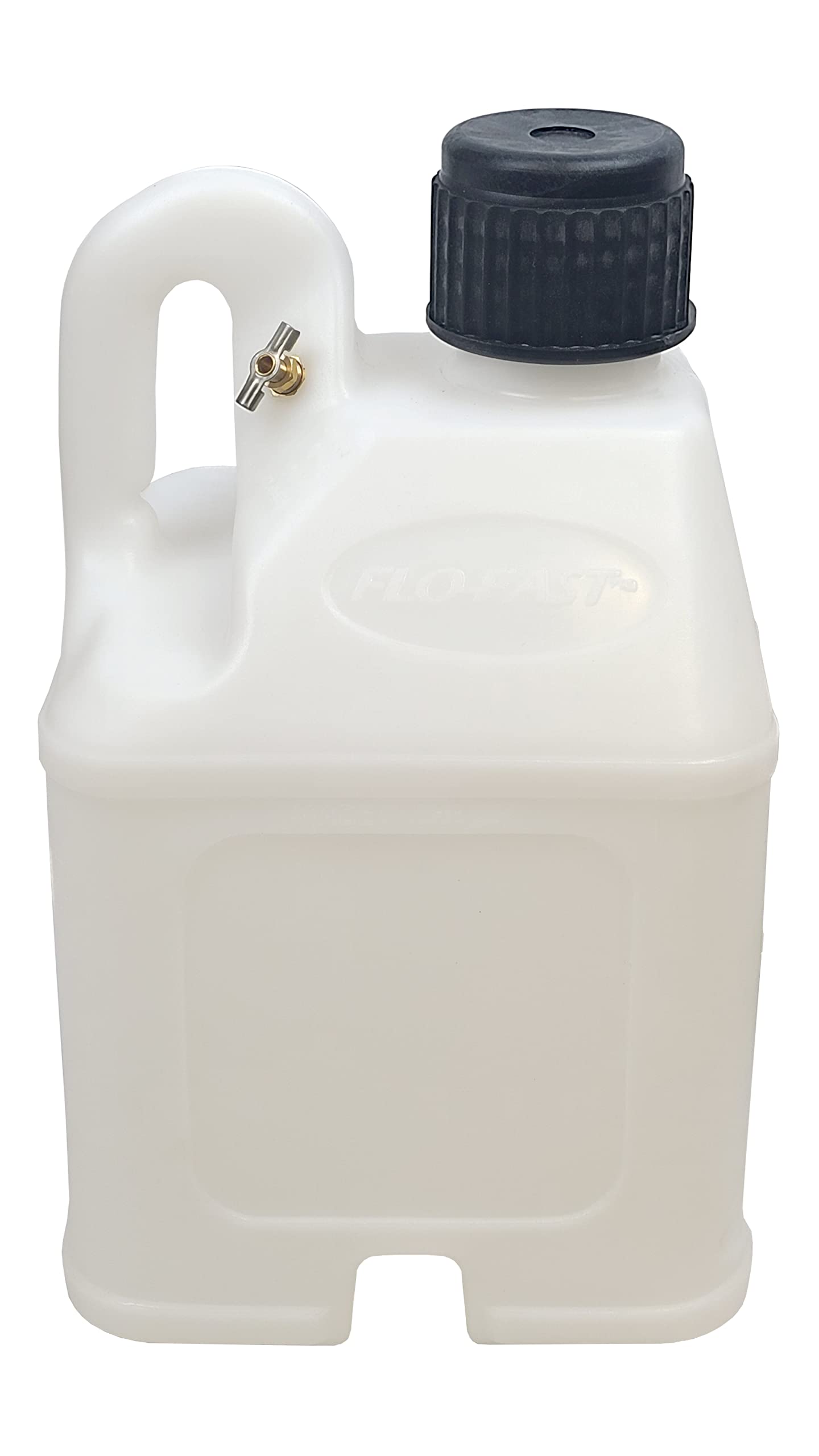 Flo-Fast 50103 5 Gallon Natural Fuel Container - Portable Gas Can for Lawn Mowers, Generators & Outdoor Equipment - Durable & Leak-Proof Gasoline Storage Solution