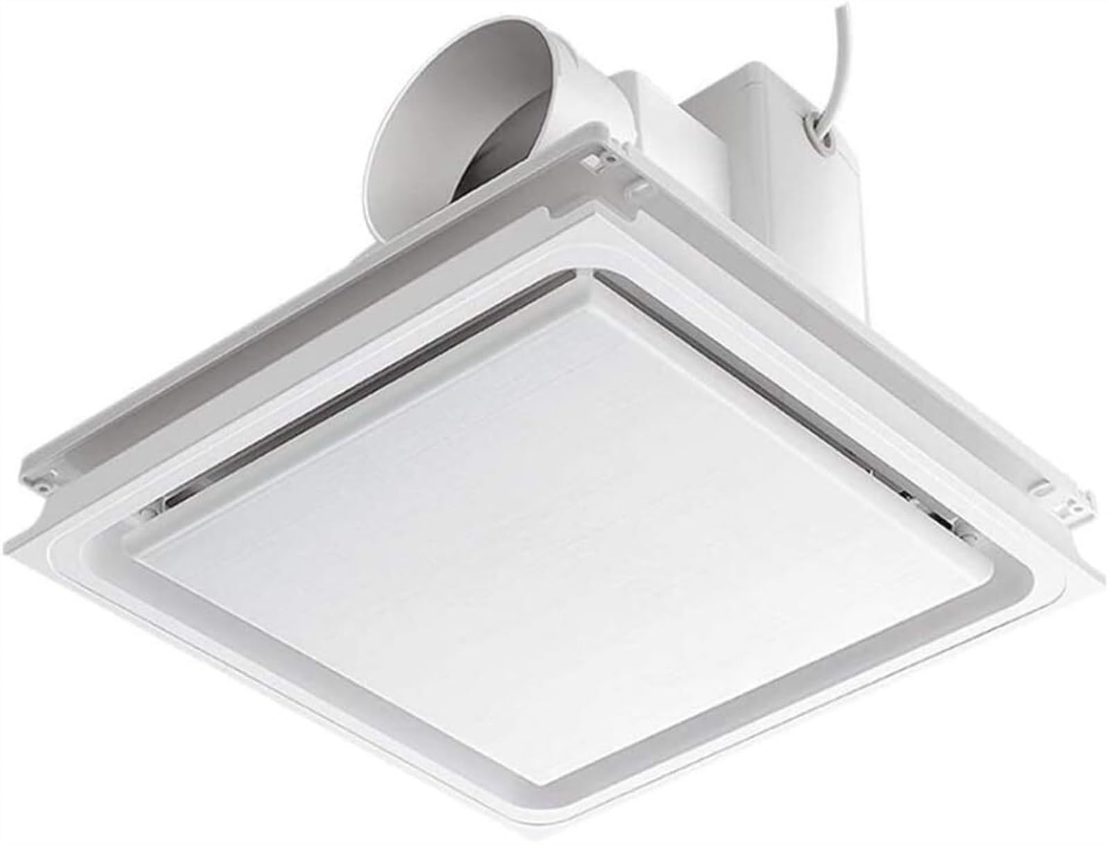 FAiruo ABS Wall Mounted Exhaust Fan for Window, Bathroom, Kitchen Ceiling - Quiet Ventilation Fan for Toilet, Duct, Home & Office Use
