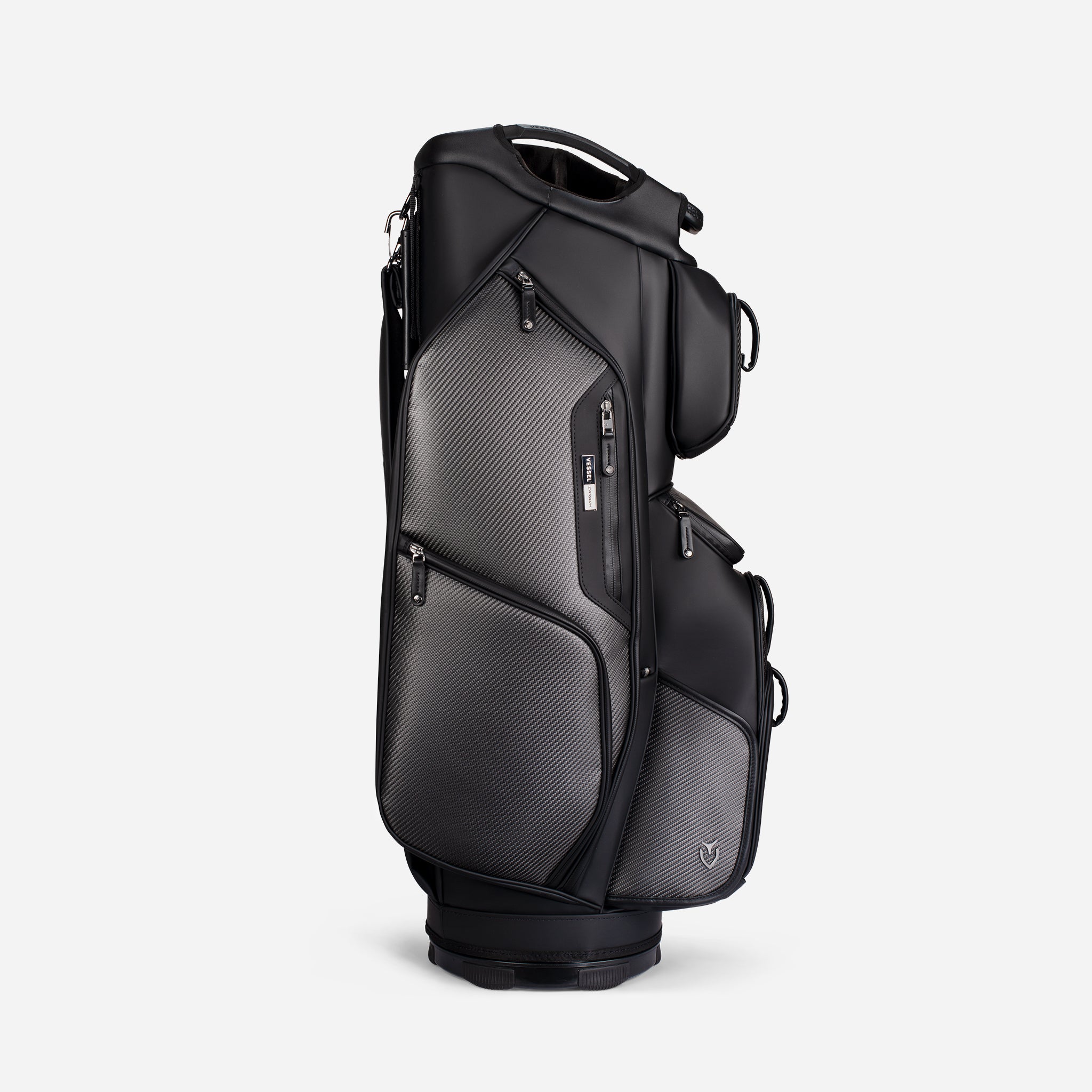 Lux Pro Carbon Cart - Premium Lightweight Golf Push Cart with Adjustable Handle | Perfect for Golfers, Walking Rounds & Course Convenience