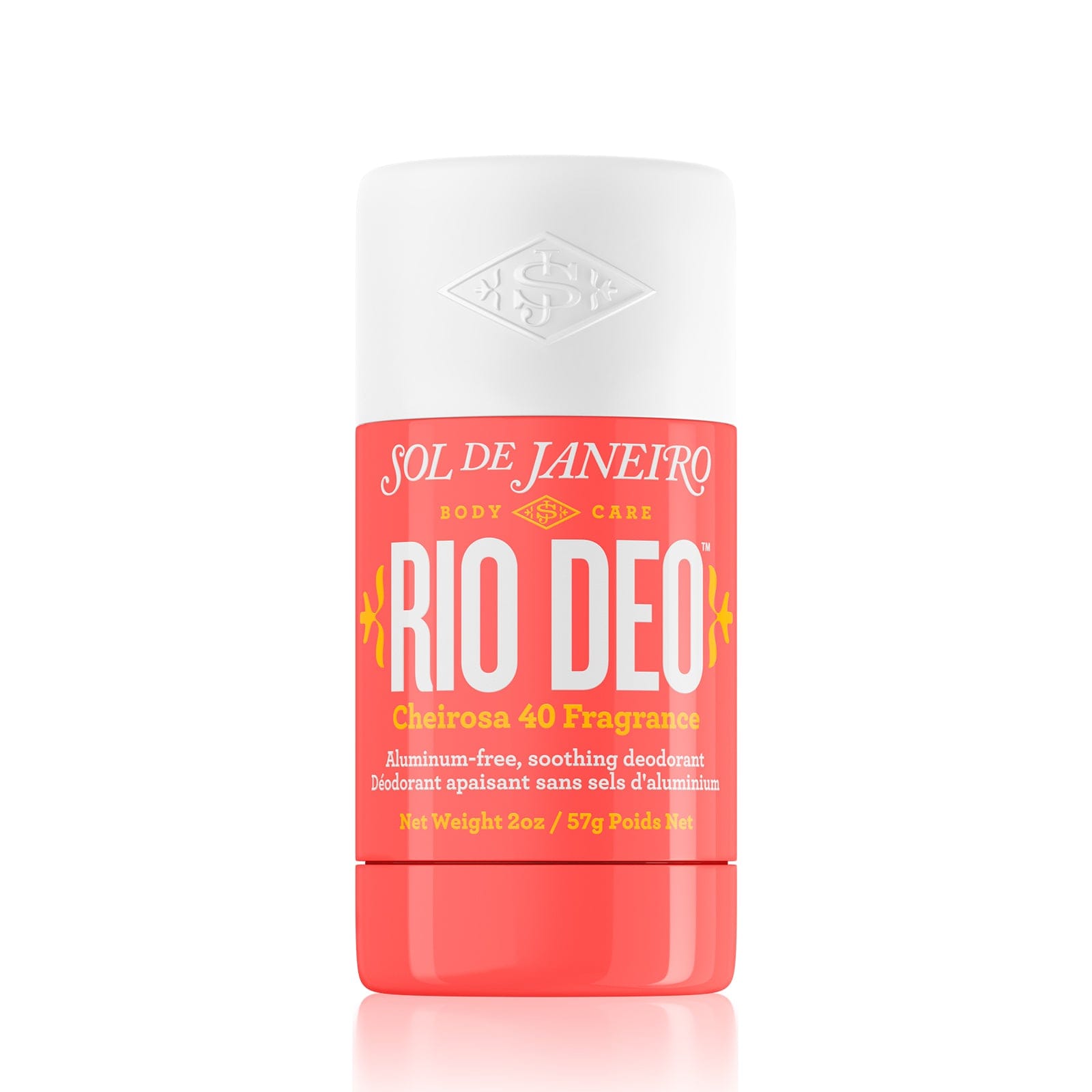 Rio Deo Aluminum-Free Natural Deodorant | Cheirosa 40 Scent | Long-Lasting Protection for Sensitive Skin | Perfect for Workouts & Daily Freshness