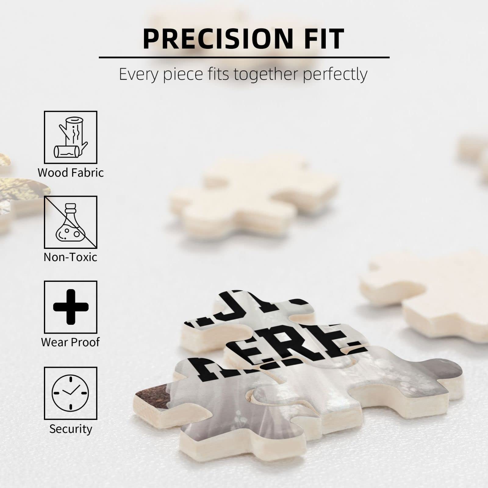 500-Piece Custom Photo Puzzle - Personalized Jigsaw Puzzle with Your Image or Text - 300/500/1000 Pieces - Perfect Gift for Adults & Teens - Great for Family Game Nights, Birthday Presents & Home Decor