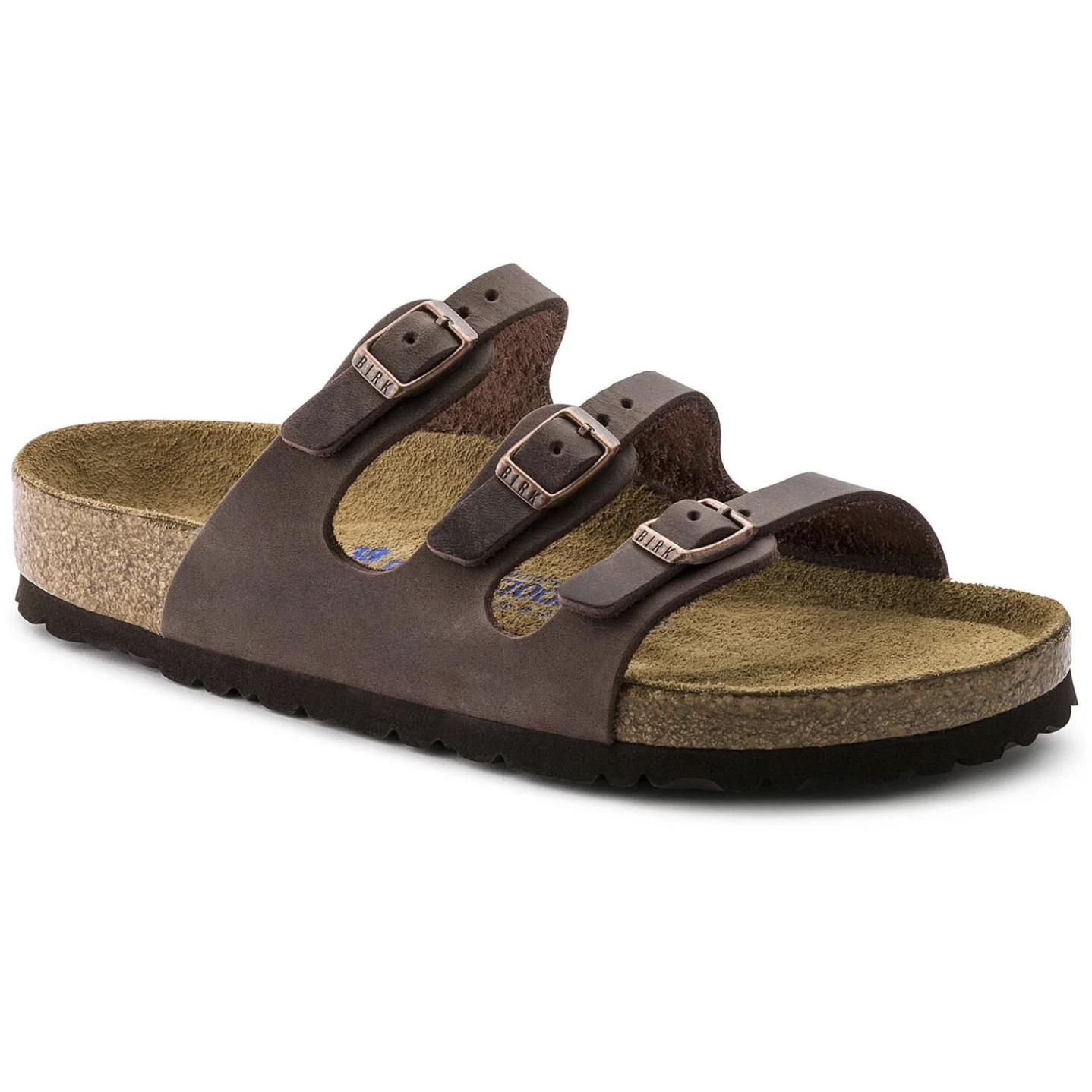 Birkenstock Florida Oiled Leather SFB Sandal in Habana - Comfortable Cork Footbed Sandals for Men & Women | Perfect for Beach, Vacation & Summer Outdoor Activities