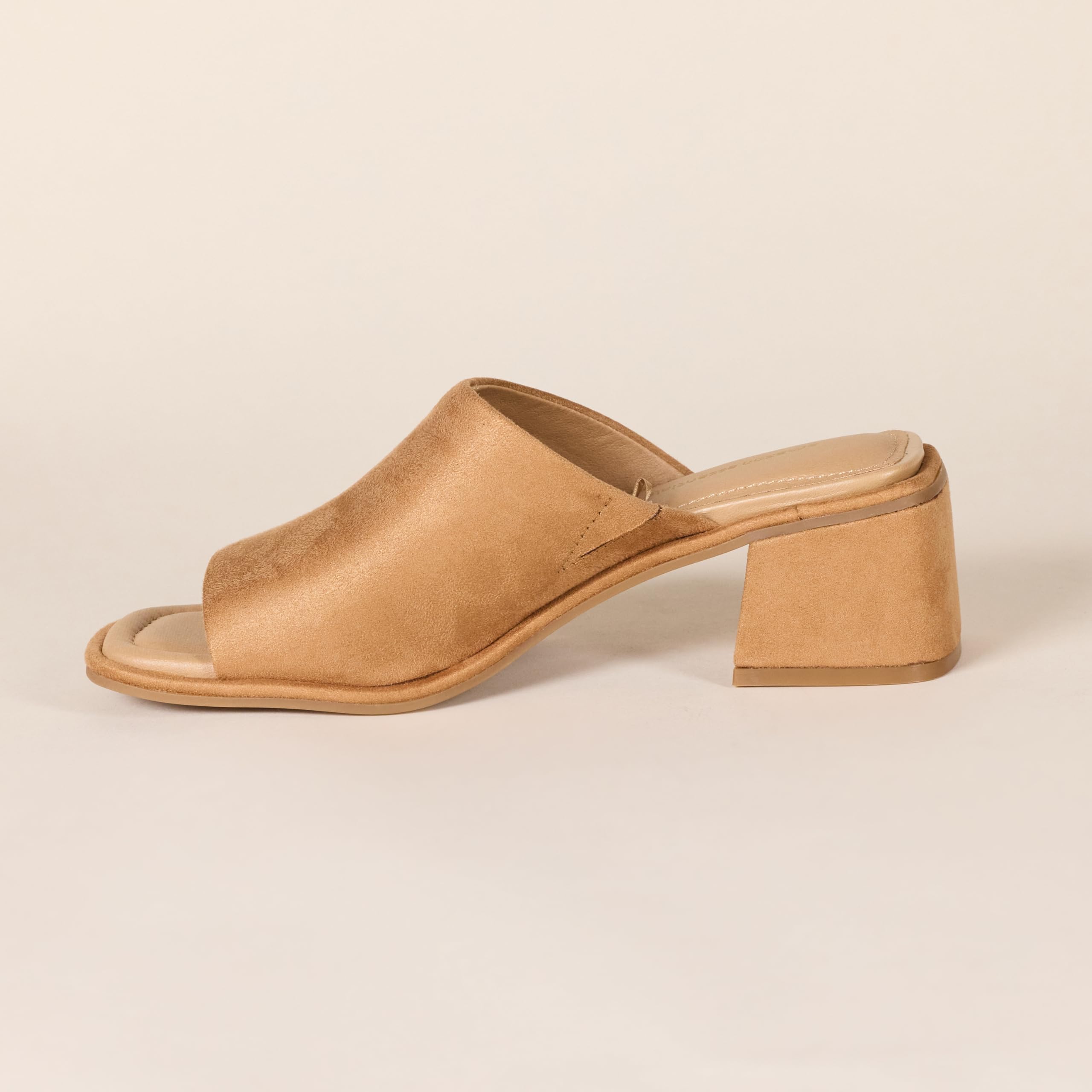 Amazon Essentials Women's Block Heel Mule - Comfortable Slip-On Shoes for Work, Office & Casual Wear | Breathable & Stylish Low Heel Pumps for Women