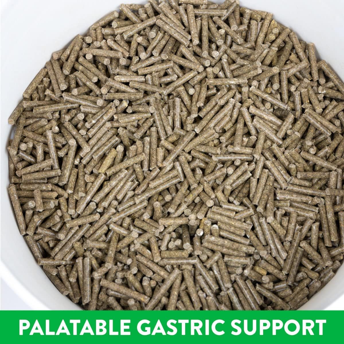 Premium Gastric Support Supplement for Horses - 50 lbs Alfalfa Pellet with Calcium, Magnesium & 50+ Trace Minerals | Digestive Health & Ulcer Relief | Palatable Daily Feed for Performance Horses, Senior Horses & Equine Wellness | 150 Day Supply