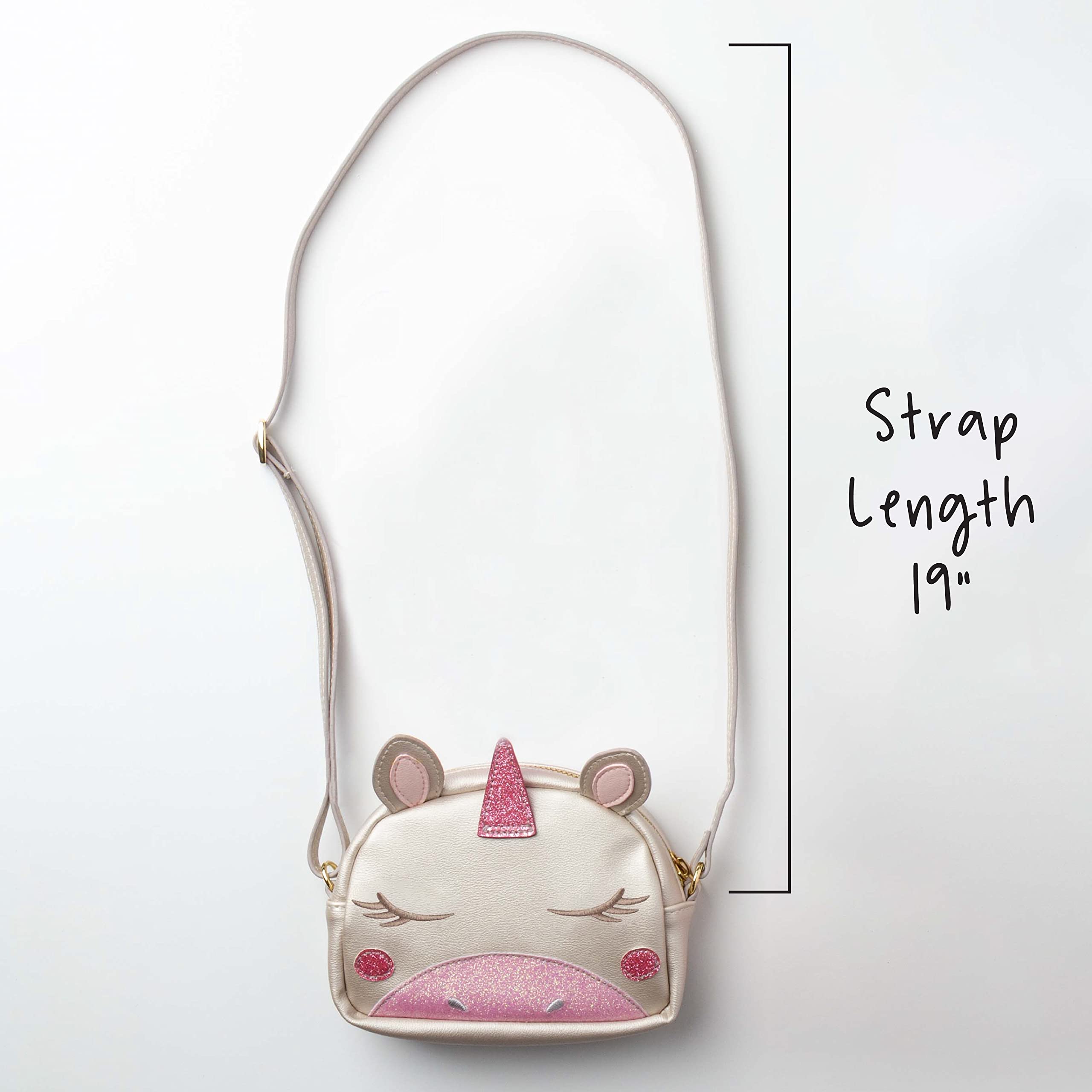 Stephen Joseph Girls Crossbody Purse - Fashionable Toddler Handbag for Little Girls | Perfect for School, Parties & Everyday Use