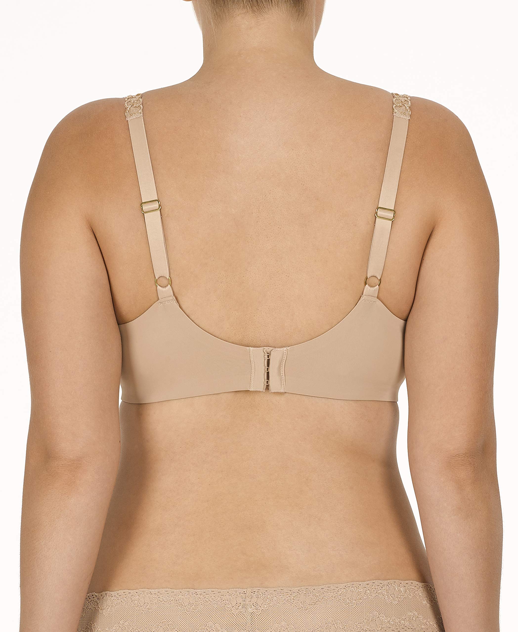 Natori Women's Pure Luxe Custom Coverage Contour Bra - Seamless Underwire T-Shirt Bra for Everyday Comfort & Support | Perfect for Work, Yoga & Lounge Wear
