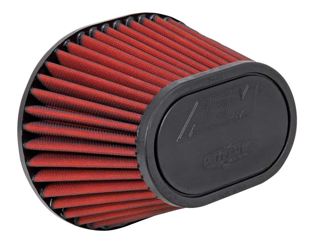 AEM 21-2148DK High Performance DryFlow Air Filter - Reusable & Washable for Cars, Trucks & SUVs - Perfect for Off-Roading, Racing & Daily Driving