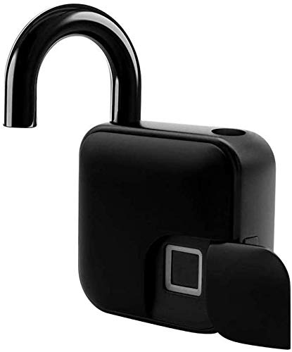 Smart Fingerprint Lock - Keyless Entry for Gym Lockers, Luggage, Travel, Home Doors, Suitcases, Backpacks, School, Bike & Office - Secure & Convenient Access for On-the-Go Lifestyle