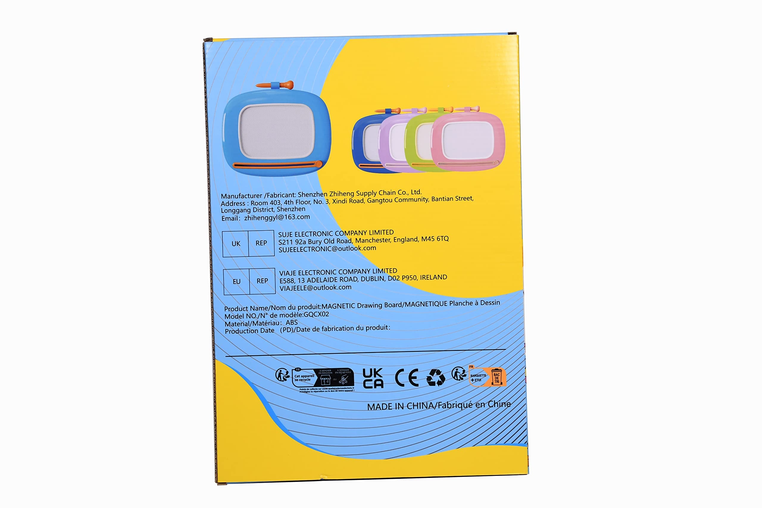 Magnetic Drawing Board for Toddlers 1-3 - Educational Sensory Toy for Birthday & Christmas Gifts - Green