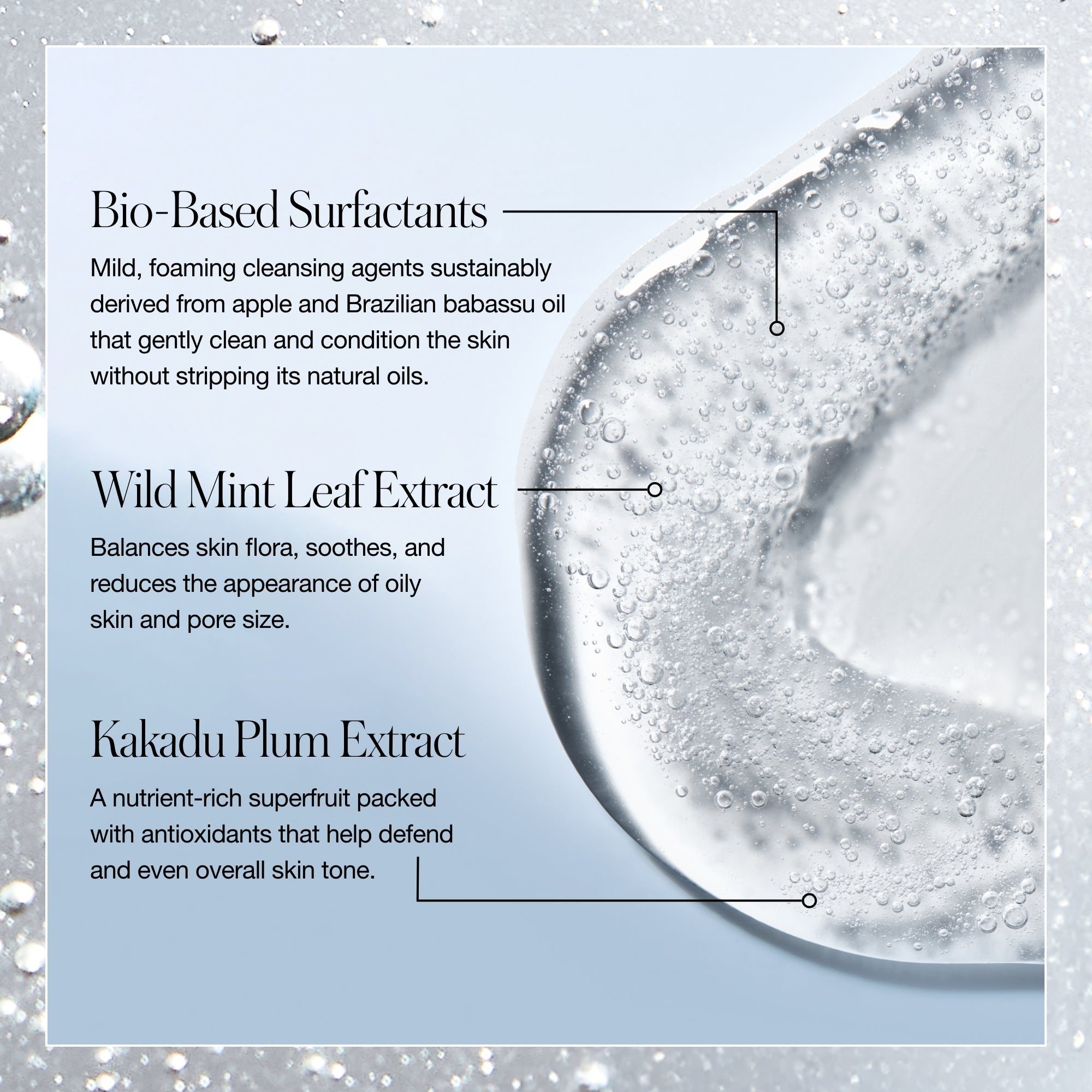 Kakadu Clean Cleansing Gel - Gentle Face Wash for Acne & Sensitive Skin | Daily Facial Cleanser for Men & Women | Perfect for Morning & Night Skincare Routine