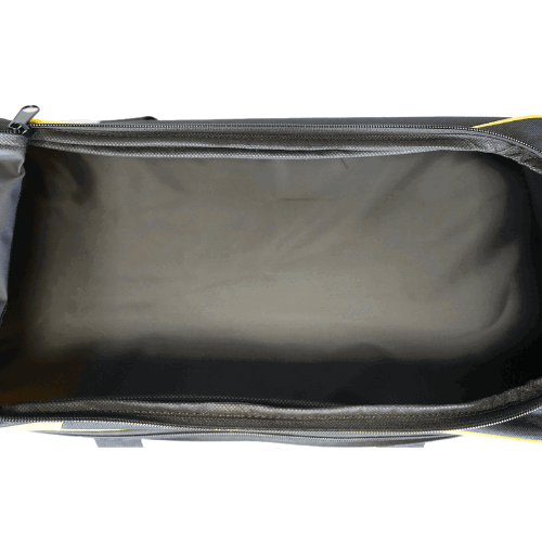 ELITE Basic Double Roller Black/Yellow Bowling Bag - Durable Travel Bowling Case for League & Tournament Players - Perfect for Bowling Alley, Sports Gym & Travel