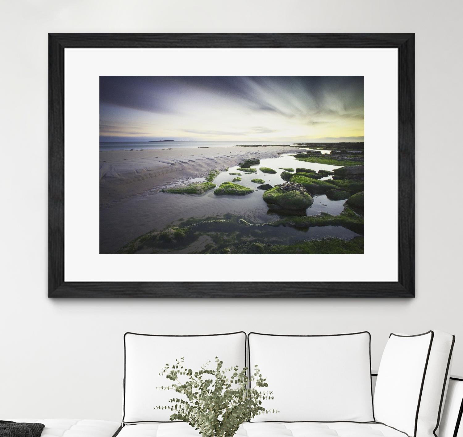 Cooper Dawn Over Seahouses Beach - Stunning Coastal Wall Art for Home & Office Decor | Perfect for Living Rooms, Bedrooms & Beach House Interiors