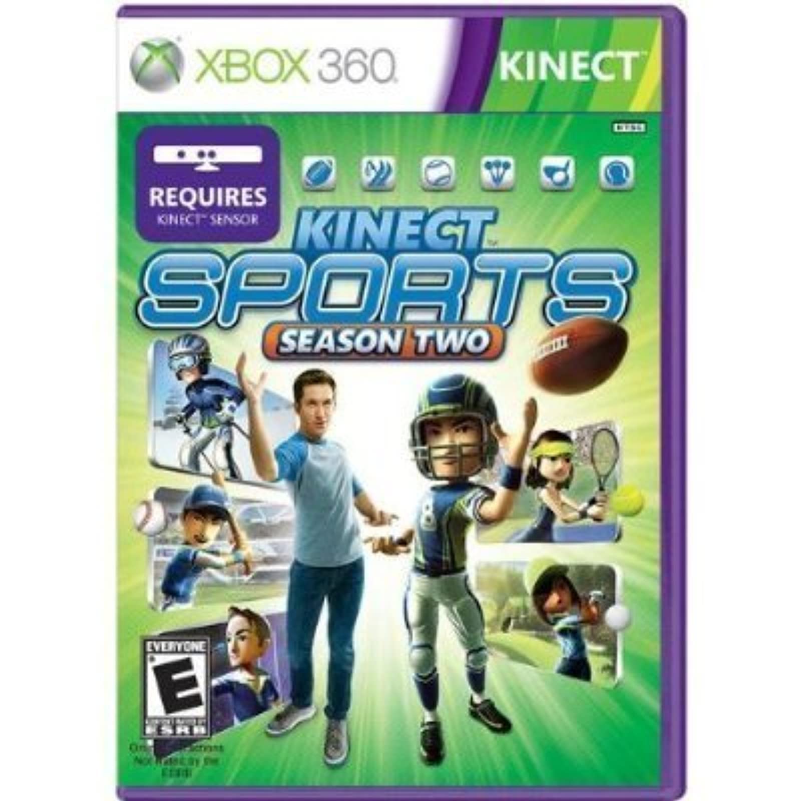 Kinect Sports Season Two - Xbox 360 Motion Sensor Game for Family Fitness & Sports Fun | Perfect for Living Room Workouts & Party Games