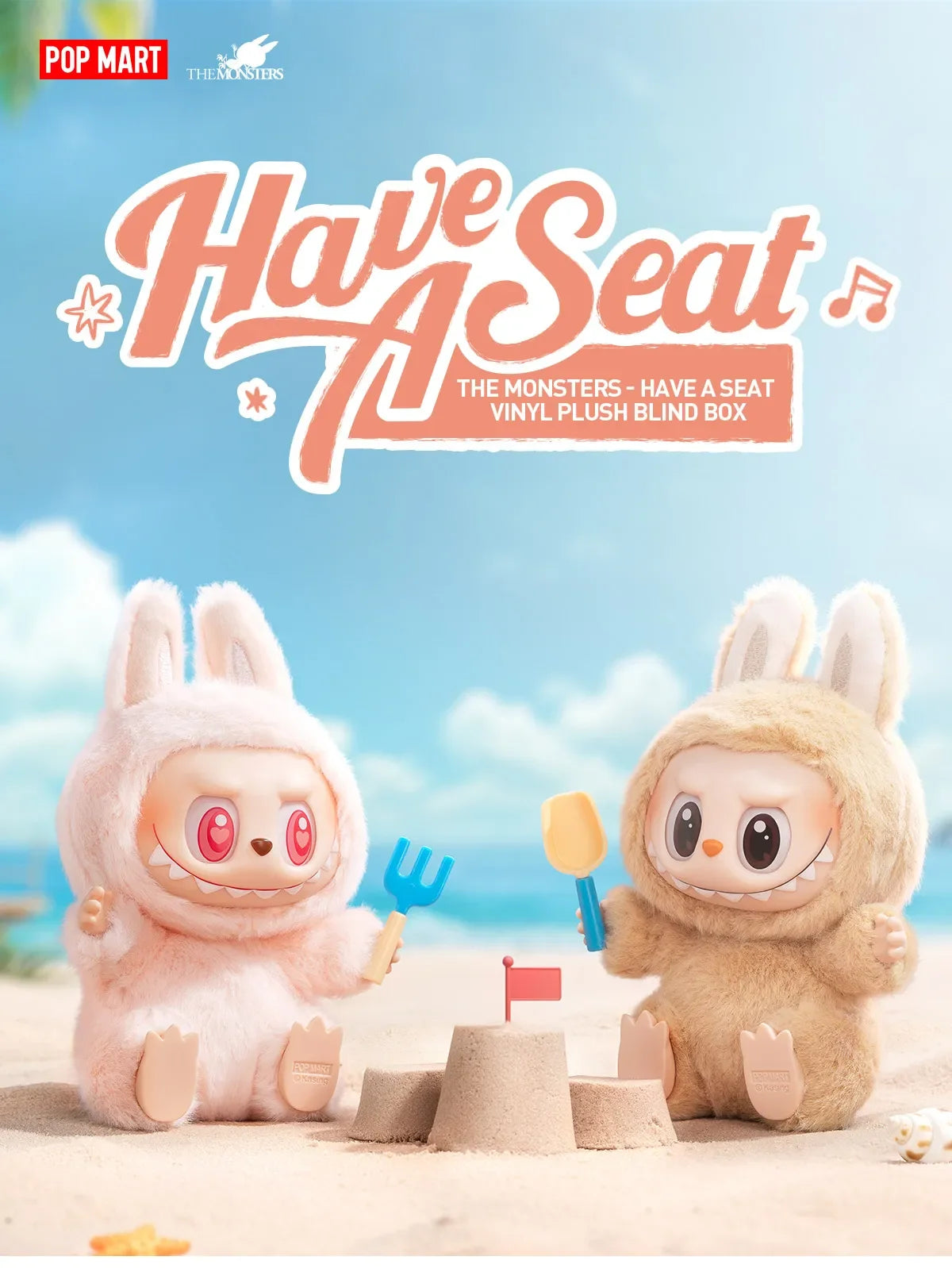 POP MART THE MONSTERS Have a Seat Complete Set - Cute Collectible Vinyl Figures for Home Decor, Office Display & Gift Giving