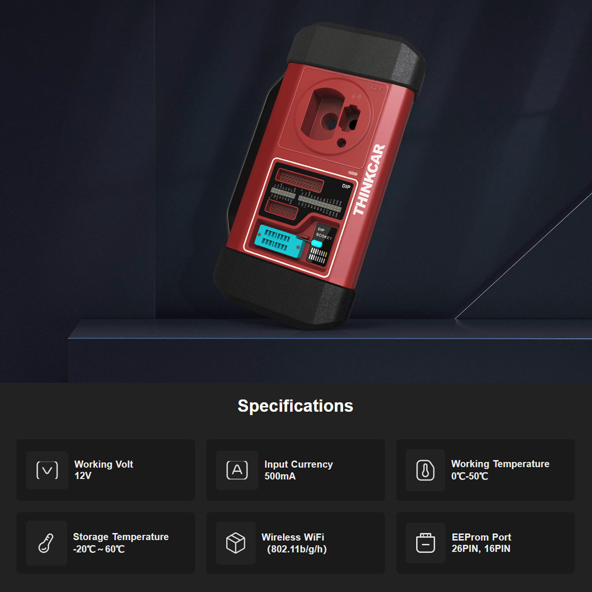 PROG 3 Professional Car Key Programmer - Auto Immobilizer & Diagnostic Tool for Vehicle Key Coding, ECU Programming - Perfect for Locksmiths, Mechanics & Car Dealerships