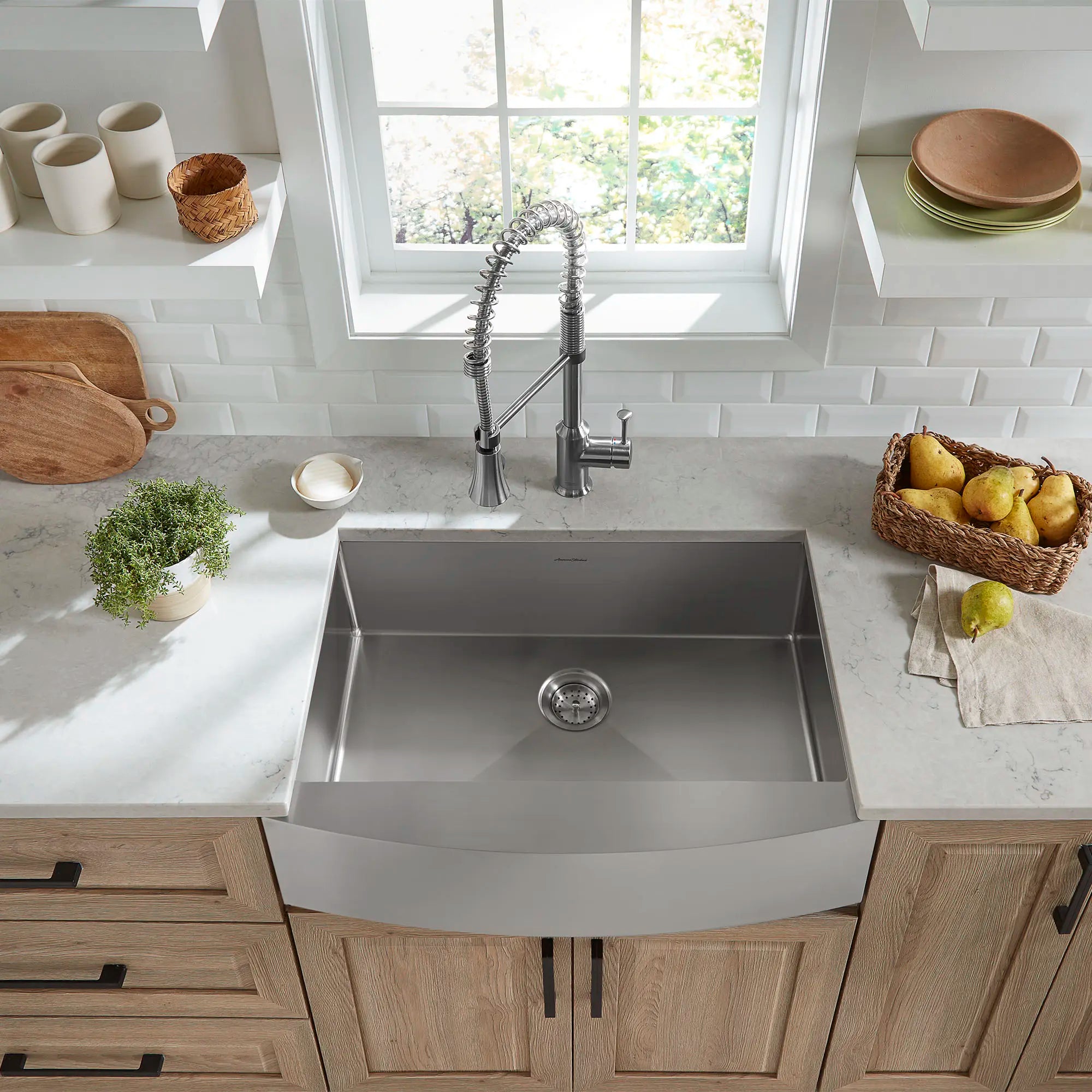 Edgewater® 33 x 22 Inch Stainless Steel 1 Hole Dual Mount Single Bowl Kitchen Sink - Durable & Stylish for Modern Kitchens, Easy to Install, Perfect for Home Renovation & DIY Projects